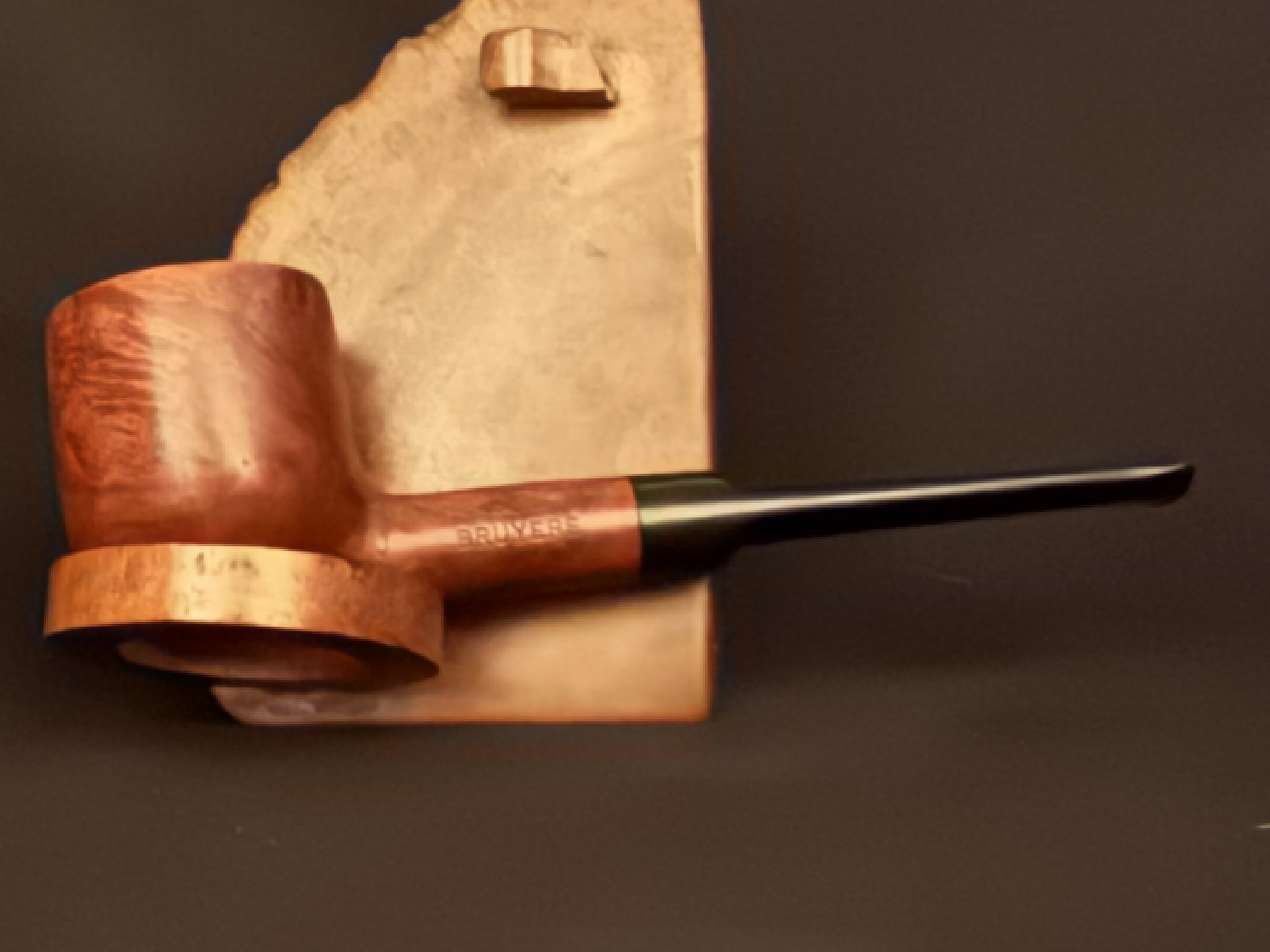 Egra Bruyere Capri 515/8, Vulcanite Saddle Stem, Estate Pipe 3