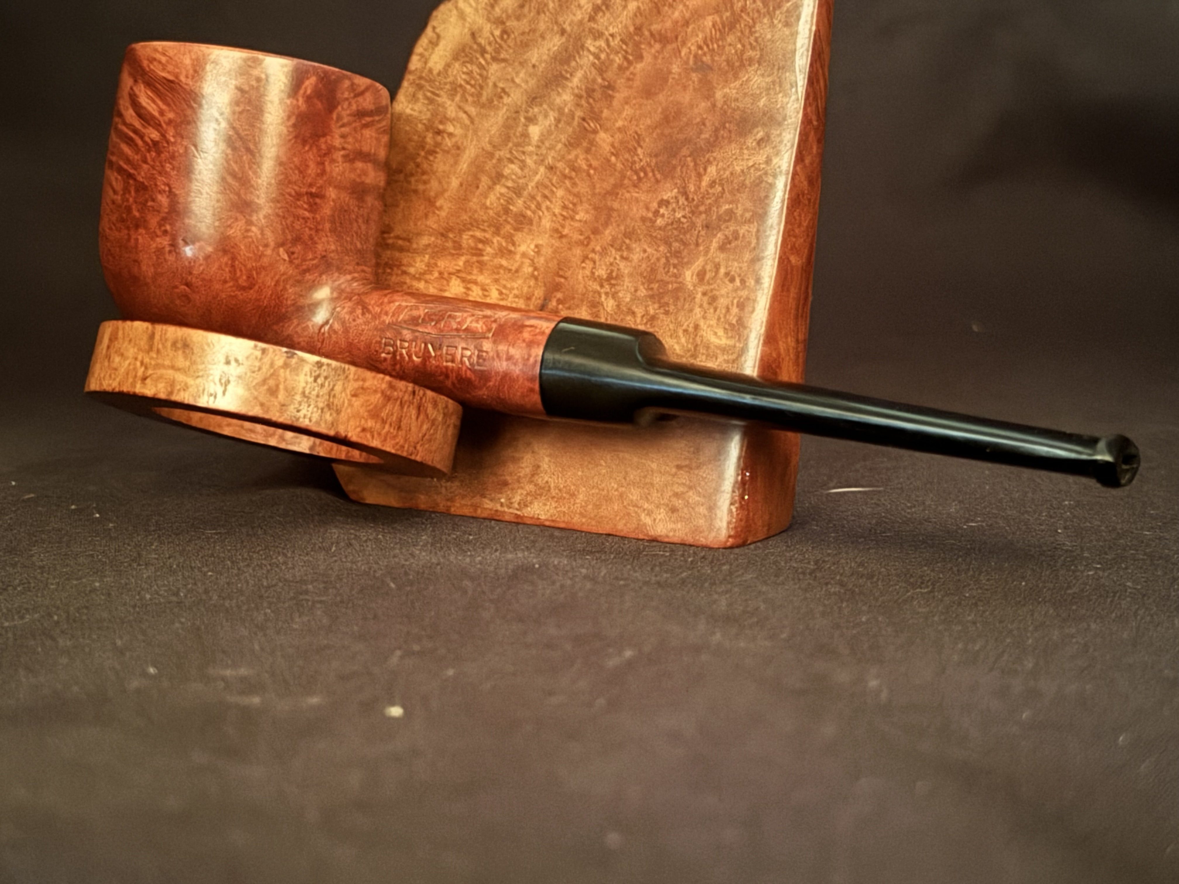 Egra Bruyere Capri 515/8, Vulcanite Saddle Stem, Estate Pipe 8