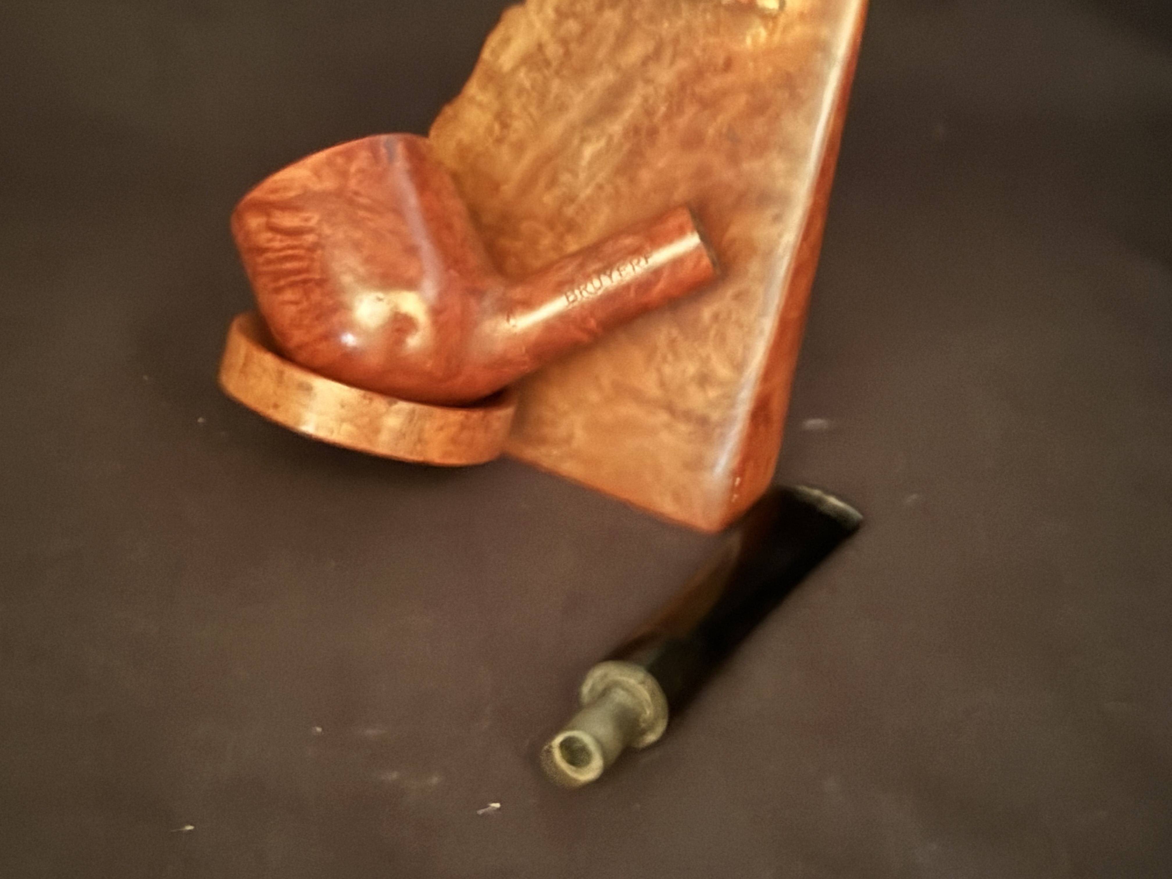 Egra Bruyere Capri 515/8, Vulcanite Saddle Stem, Estate Pipe 9