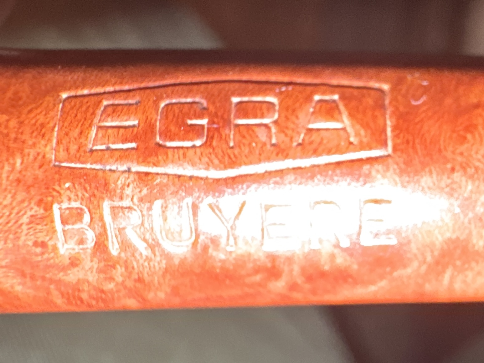 Egra Bruyere Capri 515/8, Vulcanite Saddle Stem, Estate Pipe 12