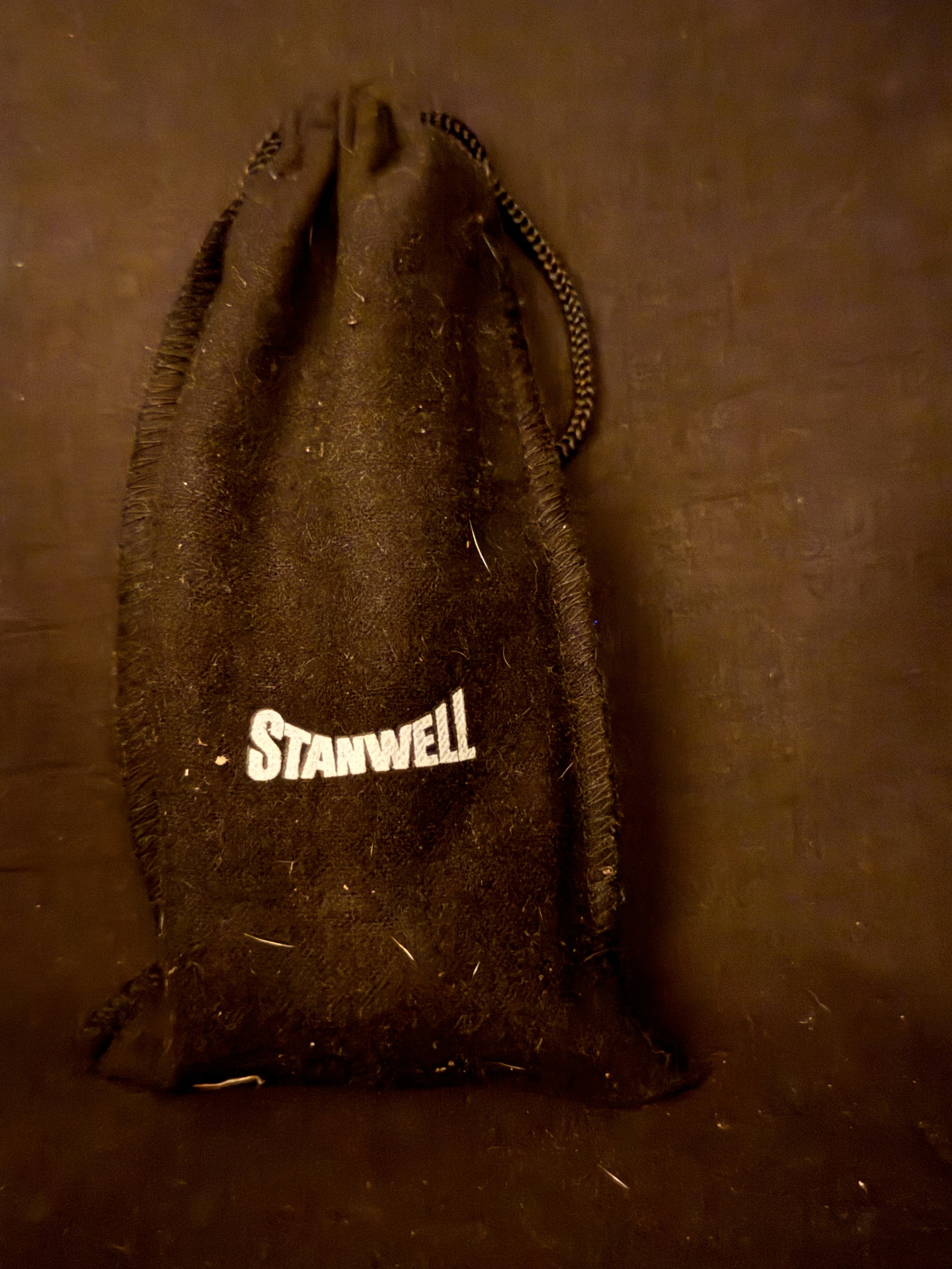 Stanwell 2002 Sterling Silver Army Mount Straight Billiard Estate Pipe, Smooth Black, Acrylic Saddle Stem, 9mm Filter, Fishtail Bit 17