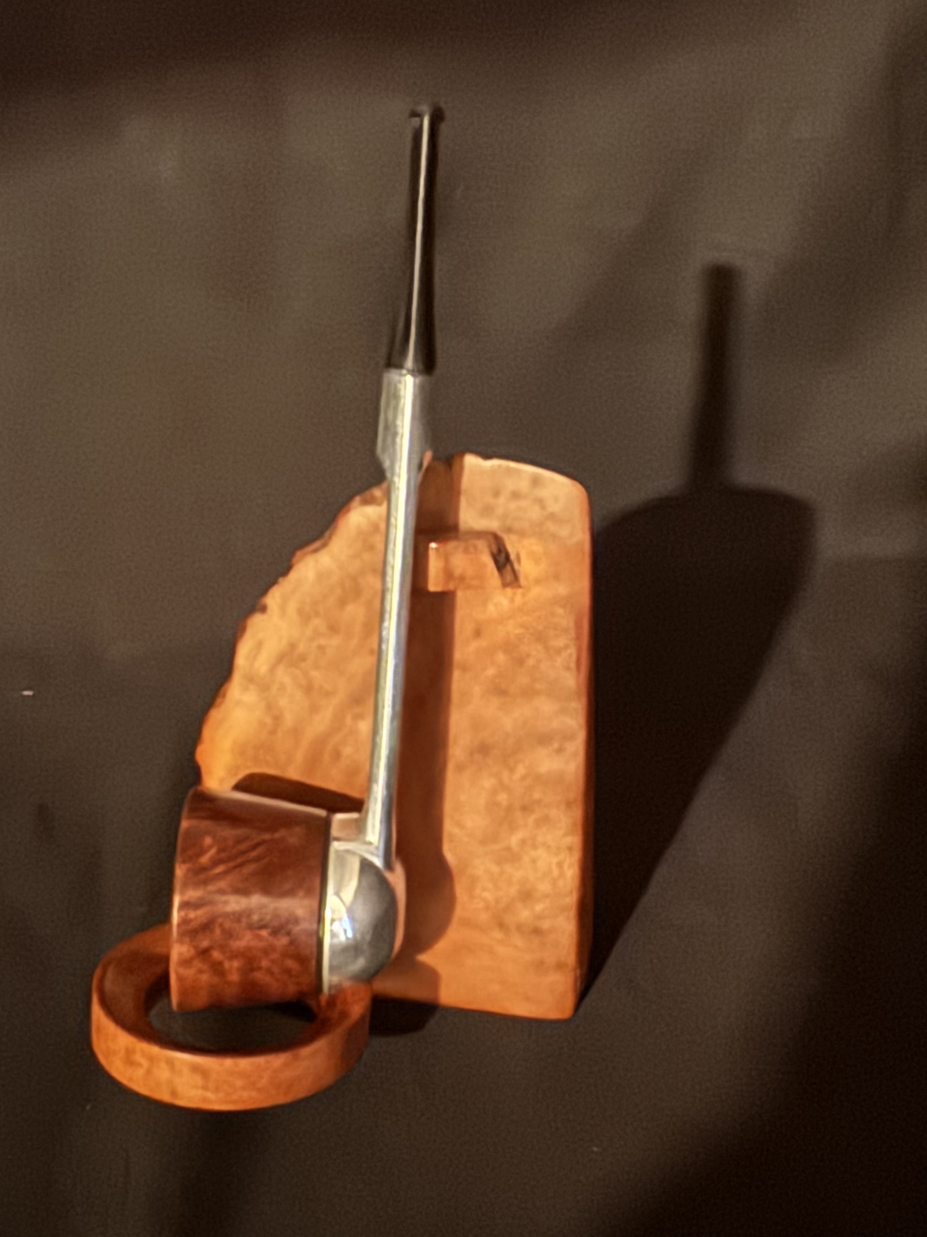 Falcon FD 3 Straight Smooth Dublin Metal Smoking Pipe Estate 2