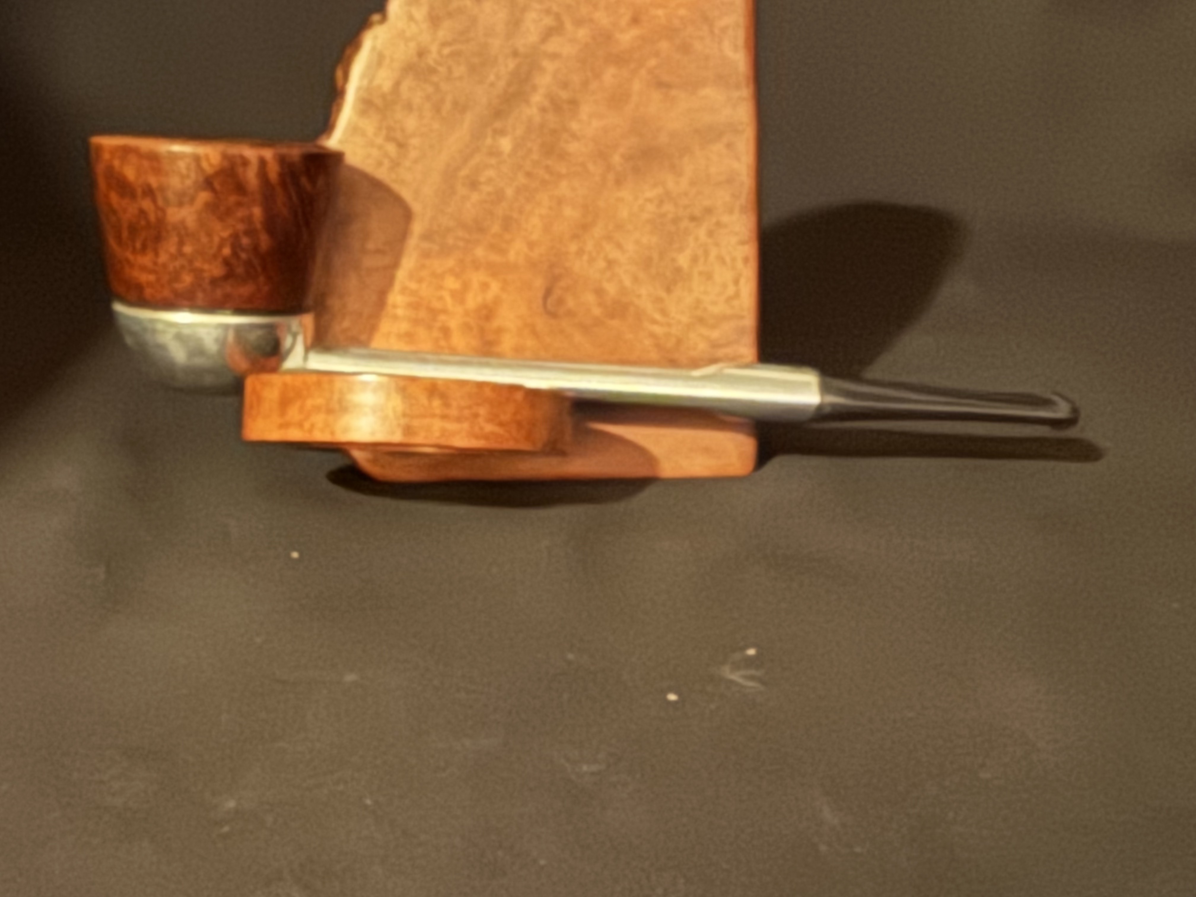 Falcon FD 3 Straight Smooth Dublin Metal Smoking Pipe Estate 3