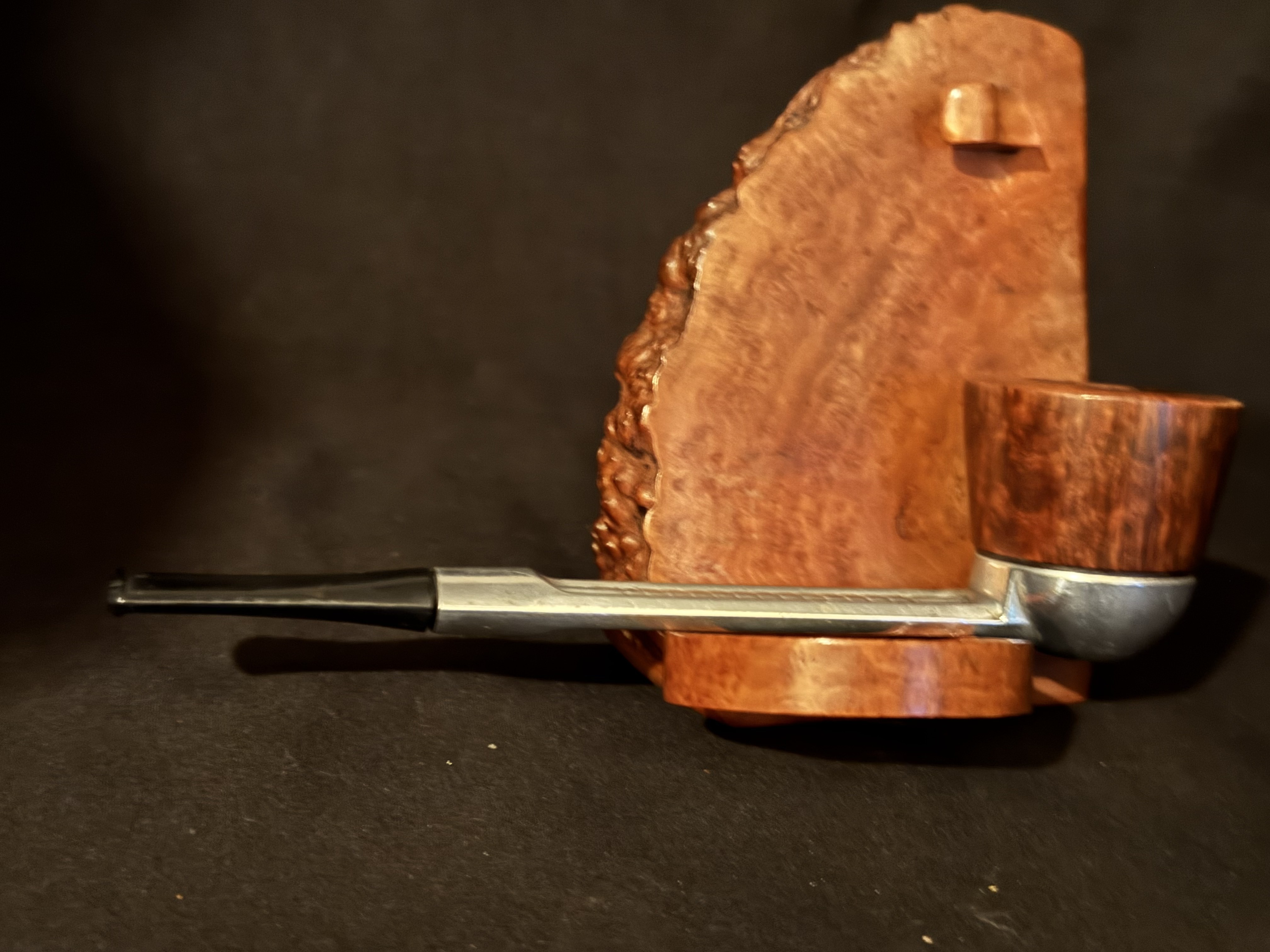 Falcon FD 3 Straight Smooth Dublin Metal Smoking Pipe Estate 4