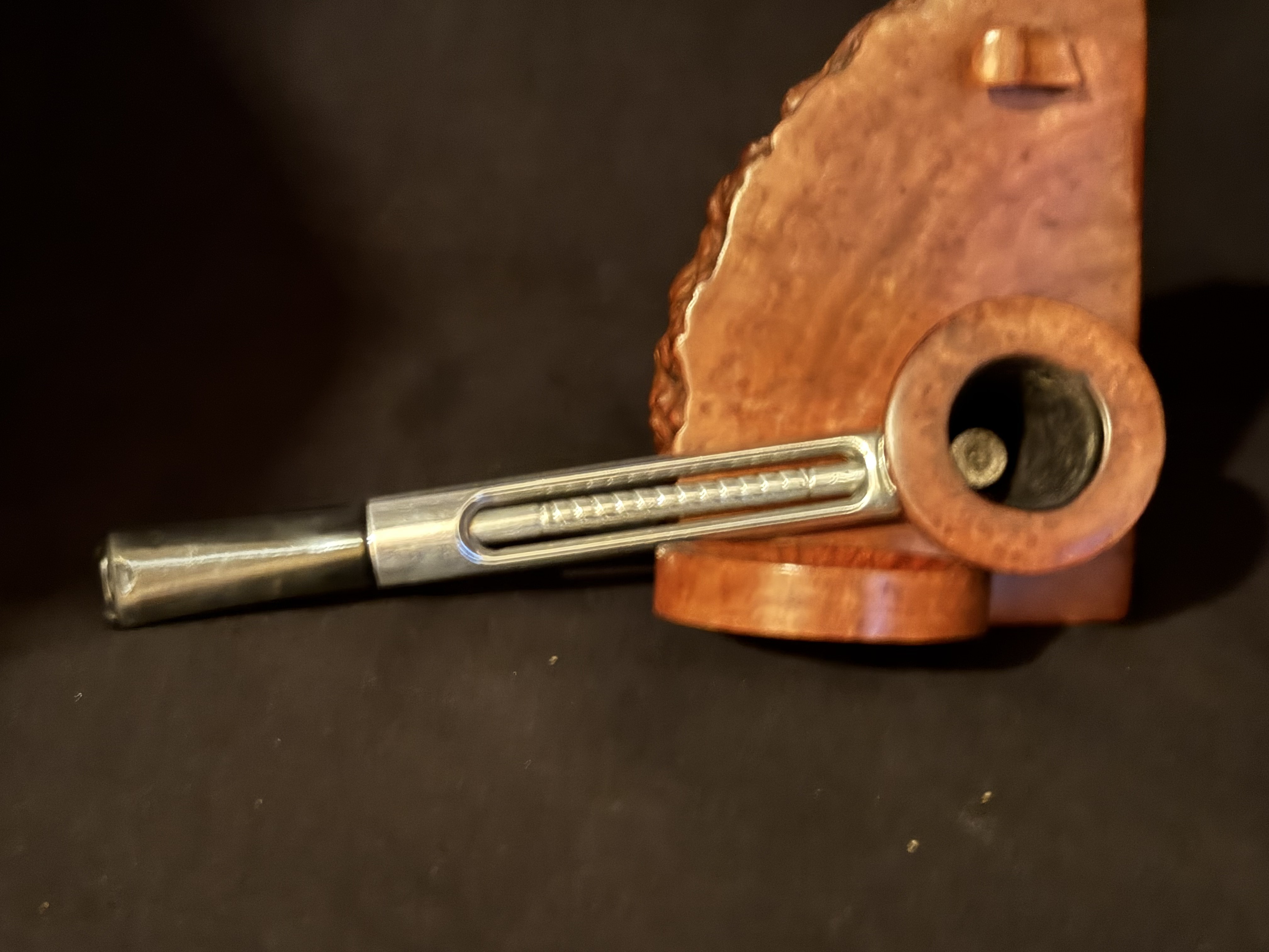 Falcon FD 3 Straight Smooth Dublin Metal Smoking Pipe Estate 5