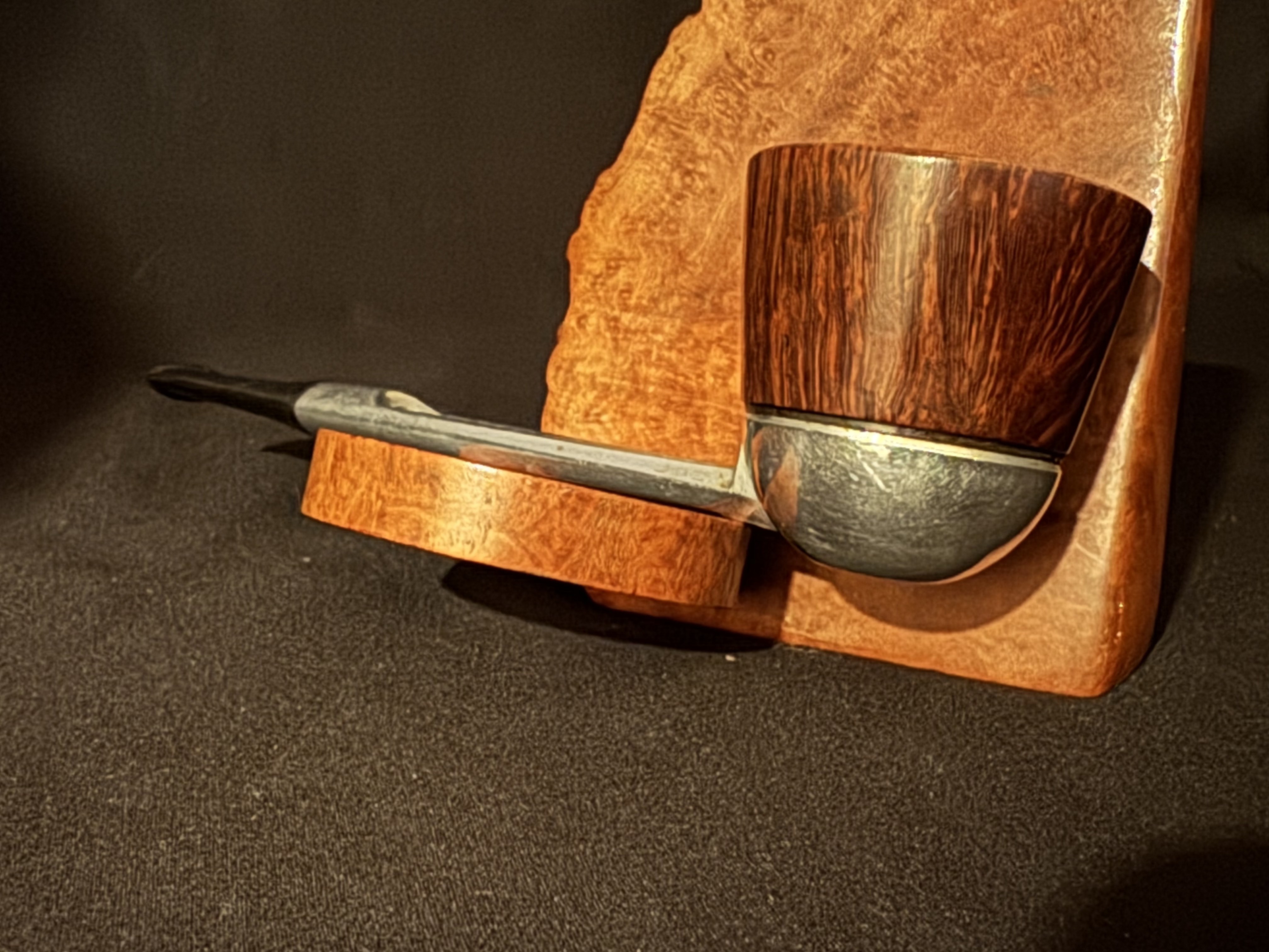 Falcon FD 3 Straight Smooth Dublin Metal Smoking Pipe Estate 7