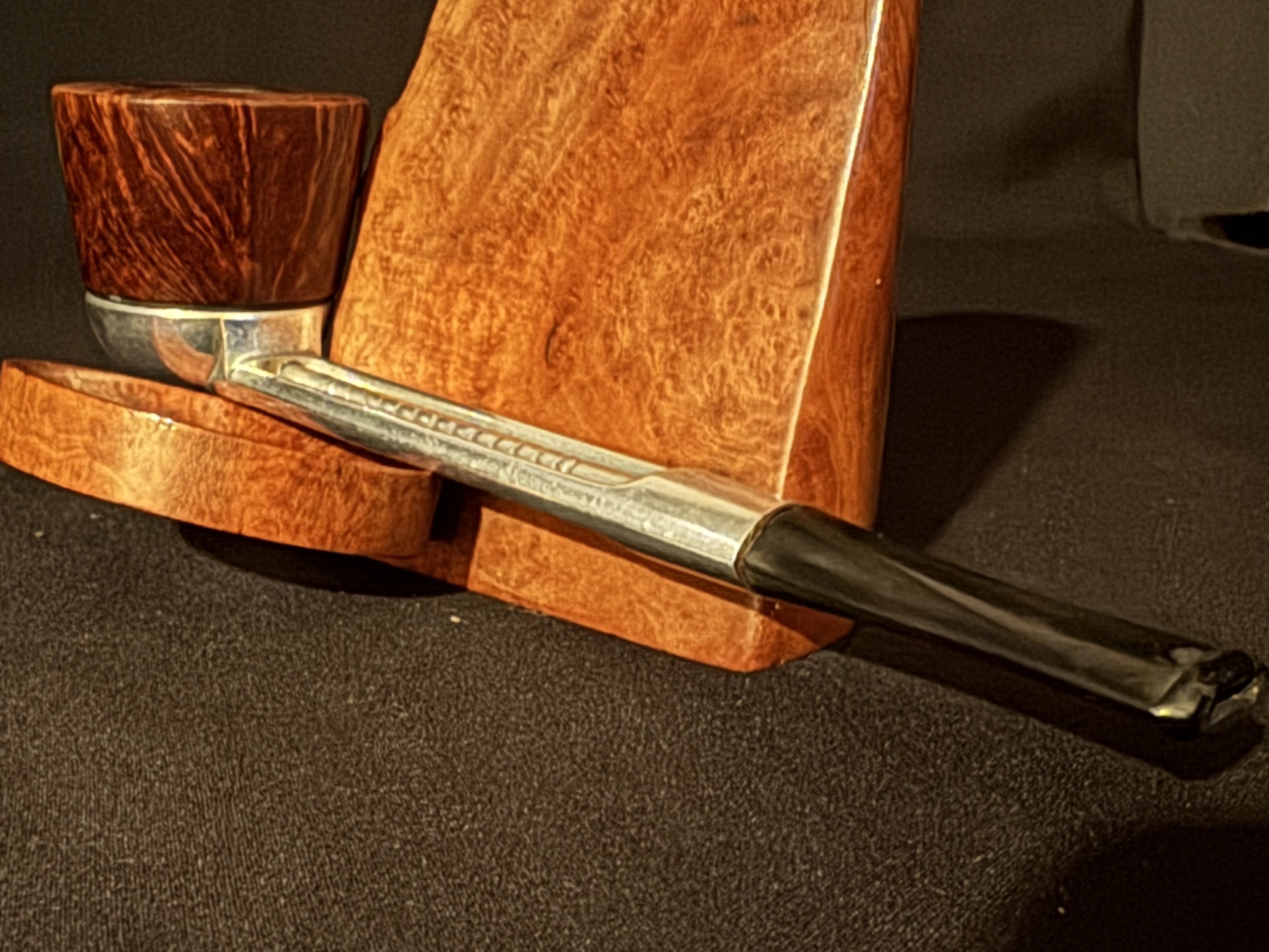 Falcon FD 3 Straight Smooth Dublin Metal Smoking Pipe Estate 8