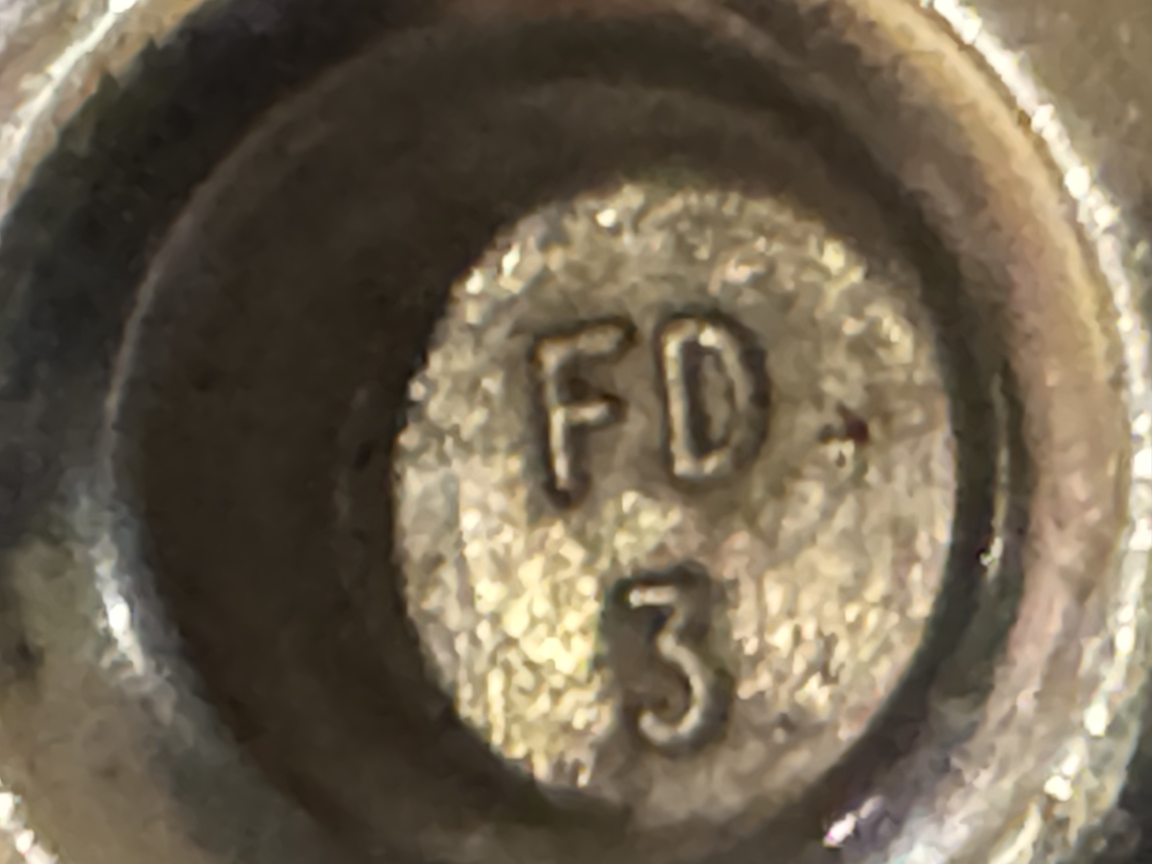 Falcon FD 3 Straight Smooth Dublin Metal Smoking Pipe Estate 10