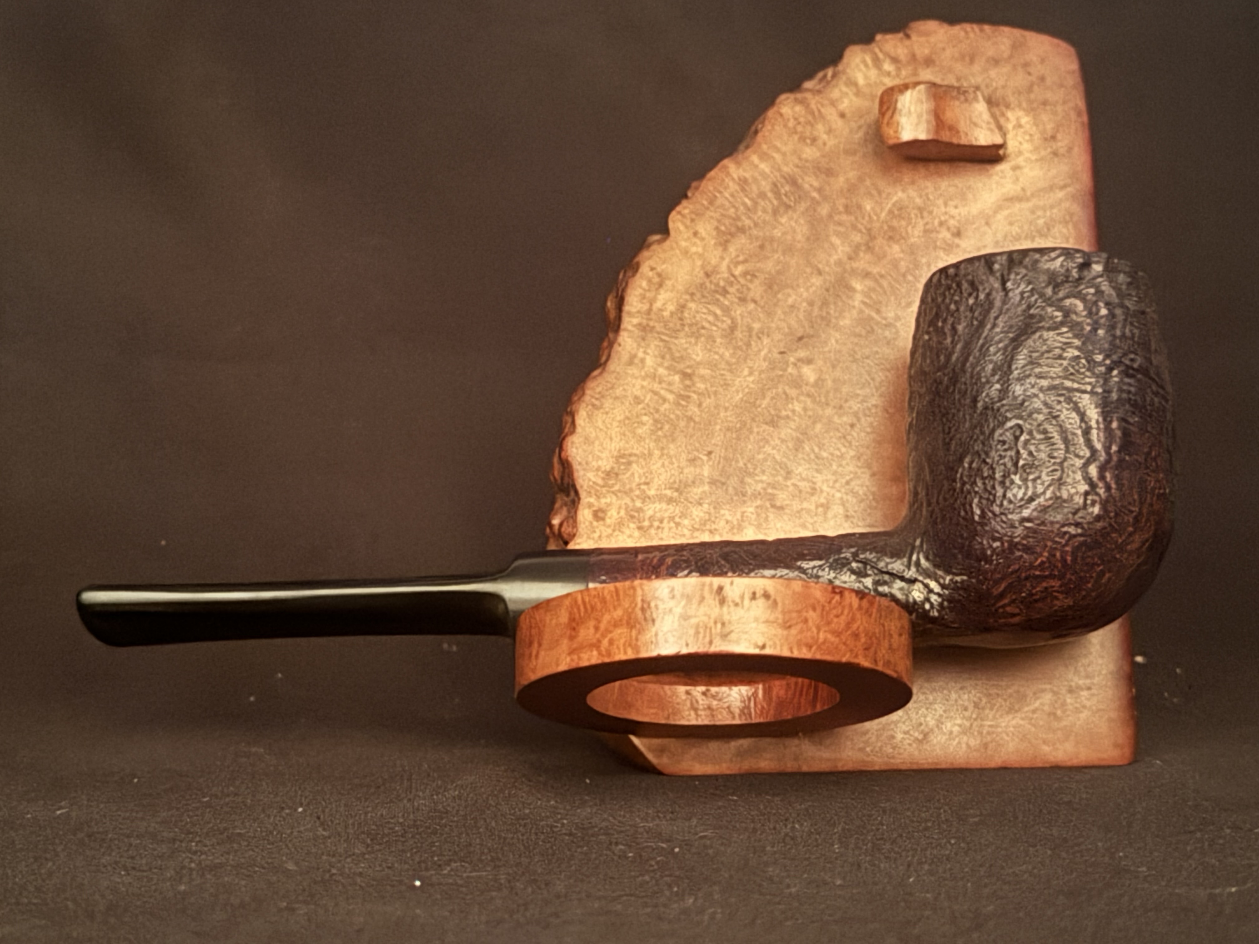 Farway London 534 Classic Sandblast Straight Billiard Estate Pipe 4