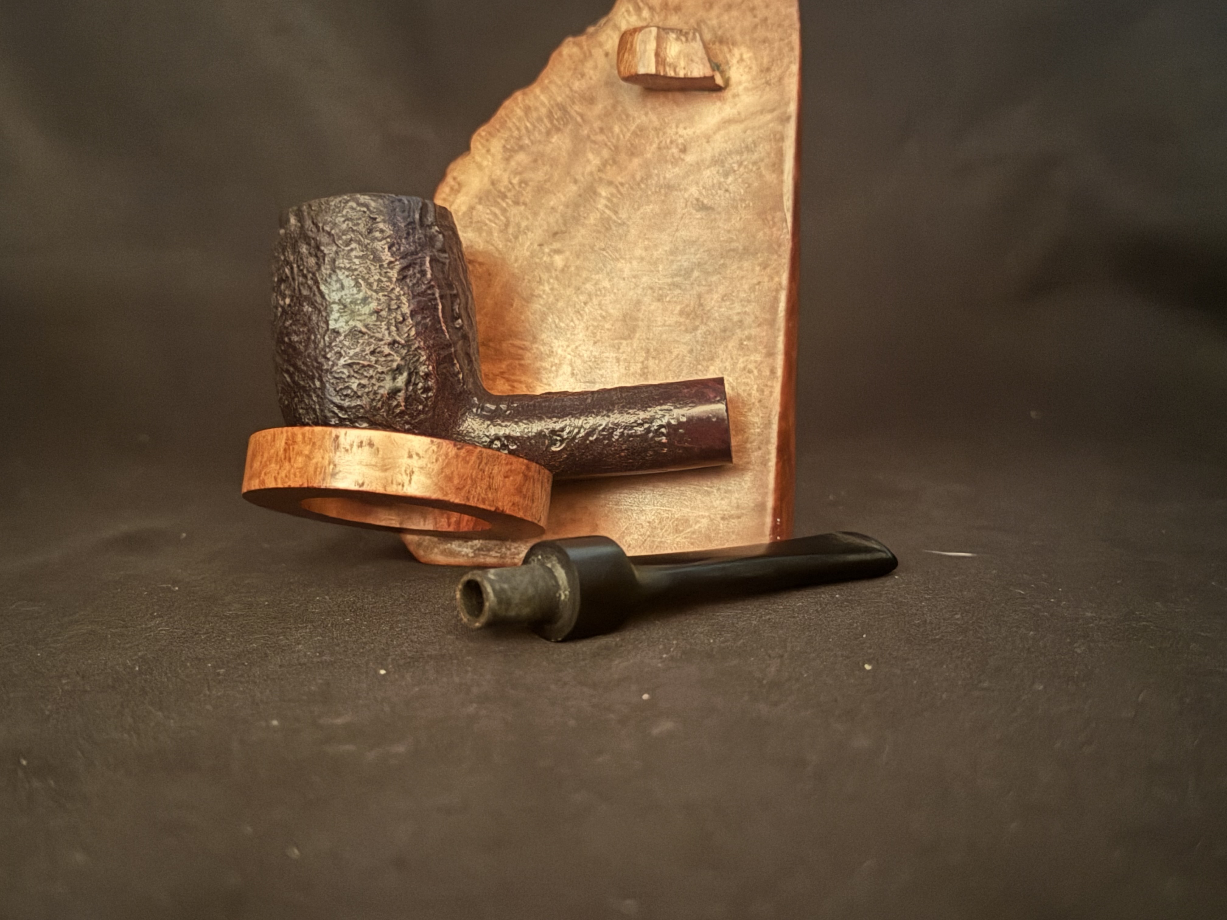 Farway London 534 Classic Sandblast Straight Billiard Estate Pipe 9