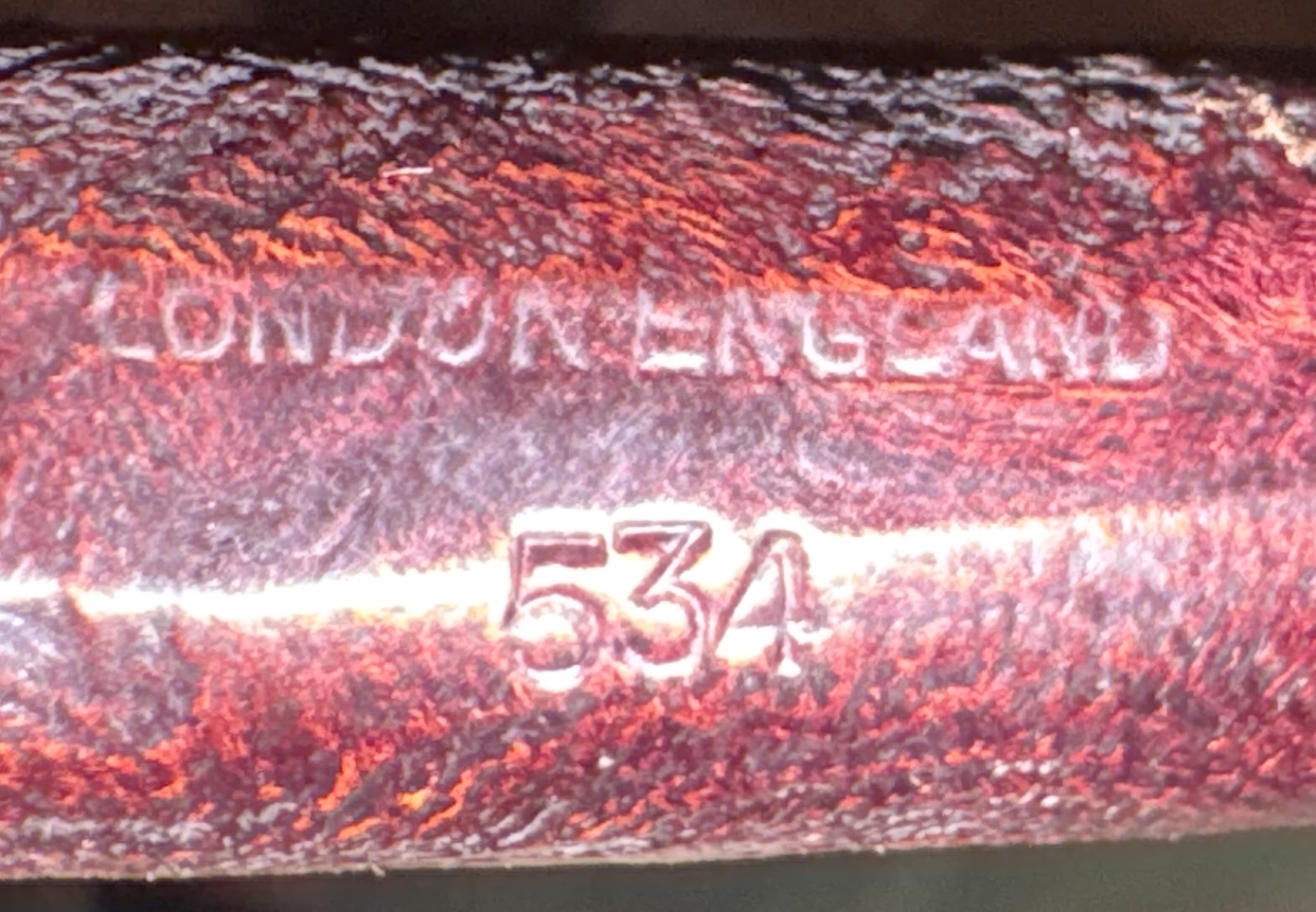 Farway London 534 Classic Sandblast Straight Billiard Estate Pipe 10