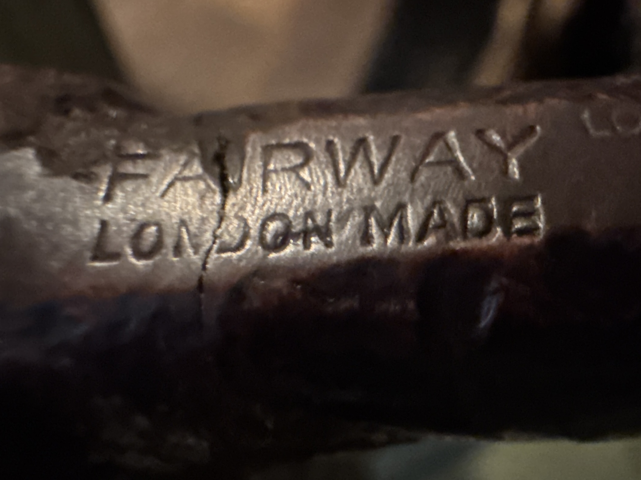 Farway London 534 Classic Sandblast Straight Billiard Estate Pipe 11