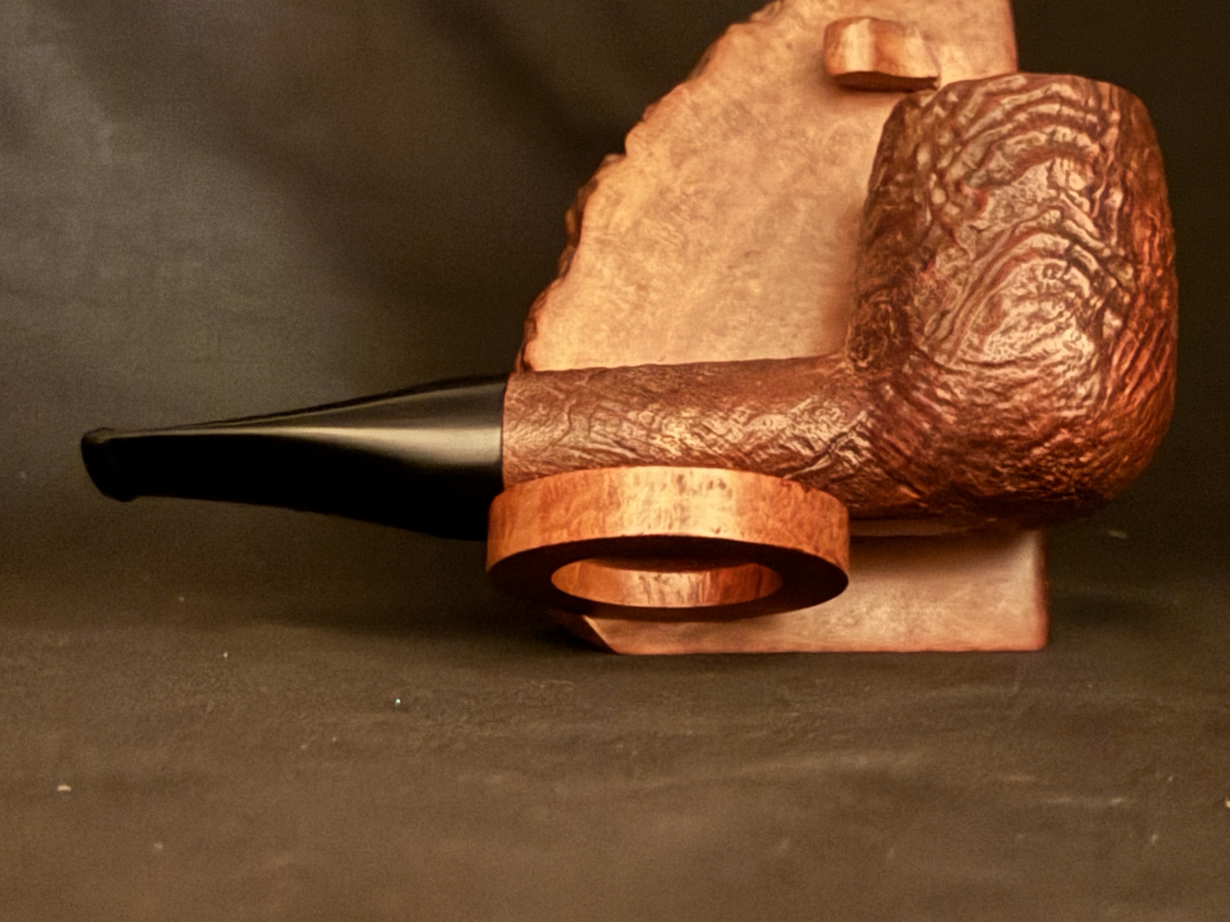 HHB STARLINE 3000 Straight Sandblast Billiard Estate Pipe 4