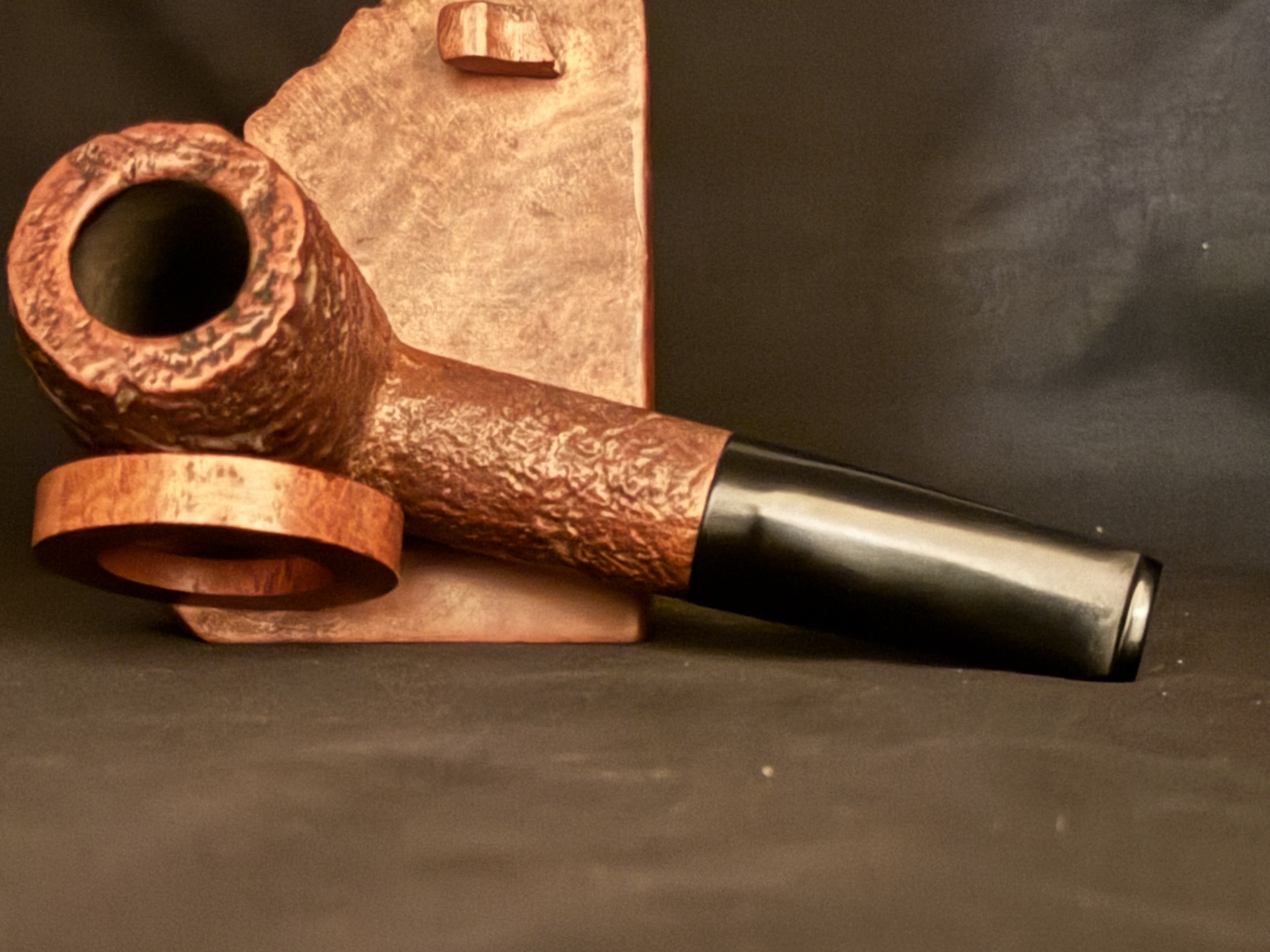 HHB STARLINE 3000 Straight Sandblast Billiard Estate Pipe 5