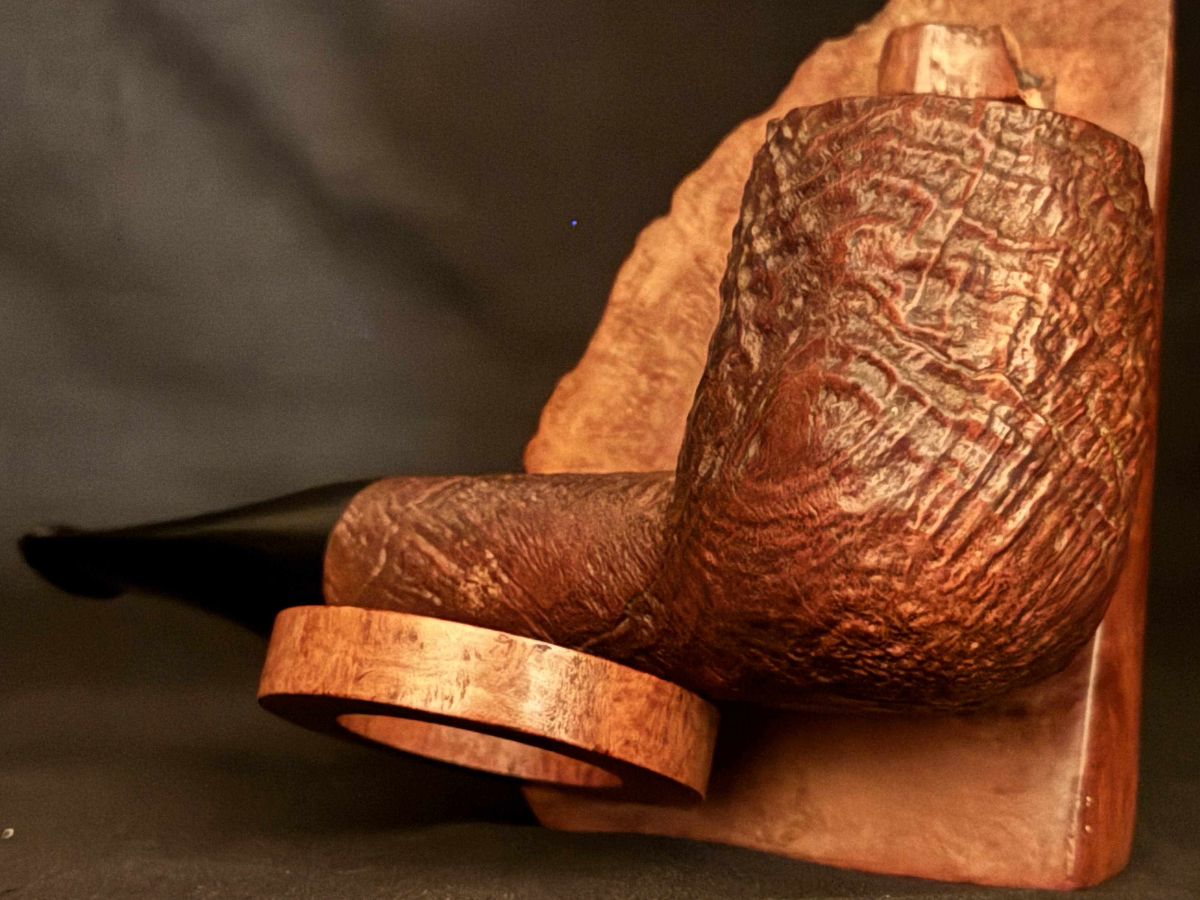 HHB STARLINE 3000 Straight Sandblast Billiard Estate Pipe 7