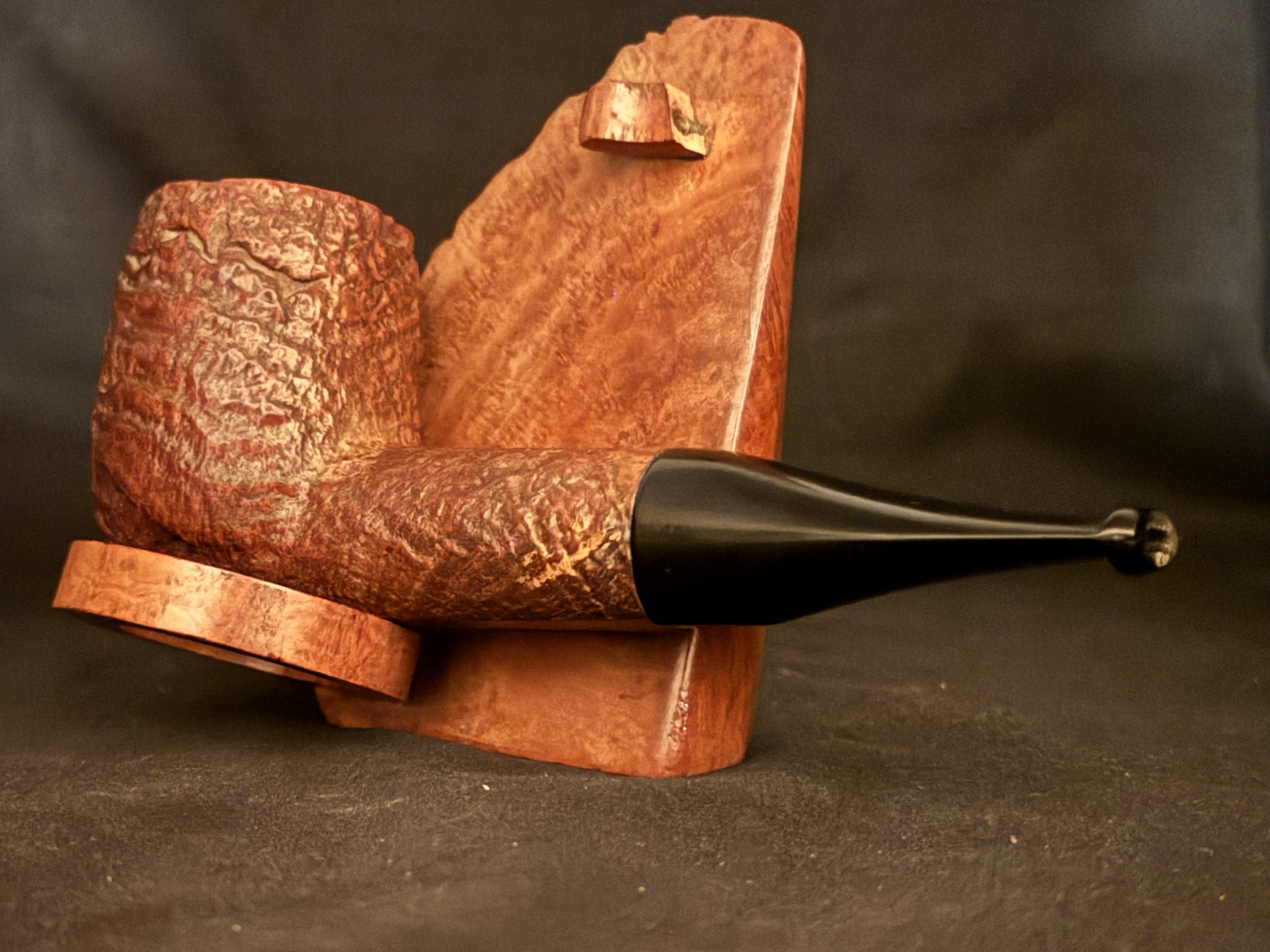 HHB STARLINE 3000 Straight Sandblast Billiard Estate Pipe 8