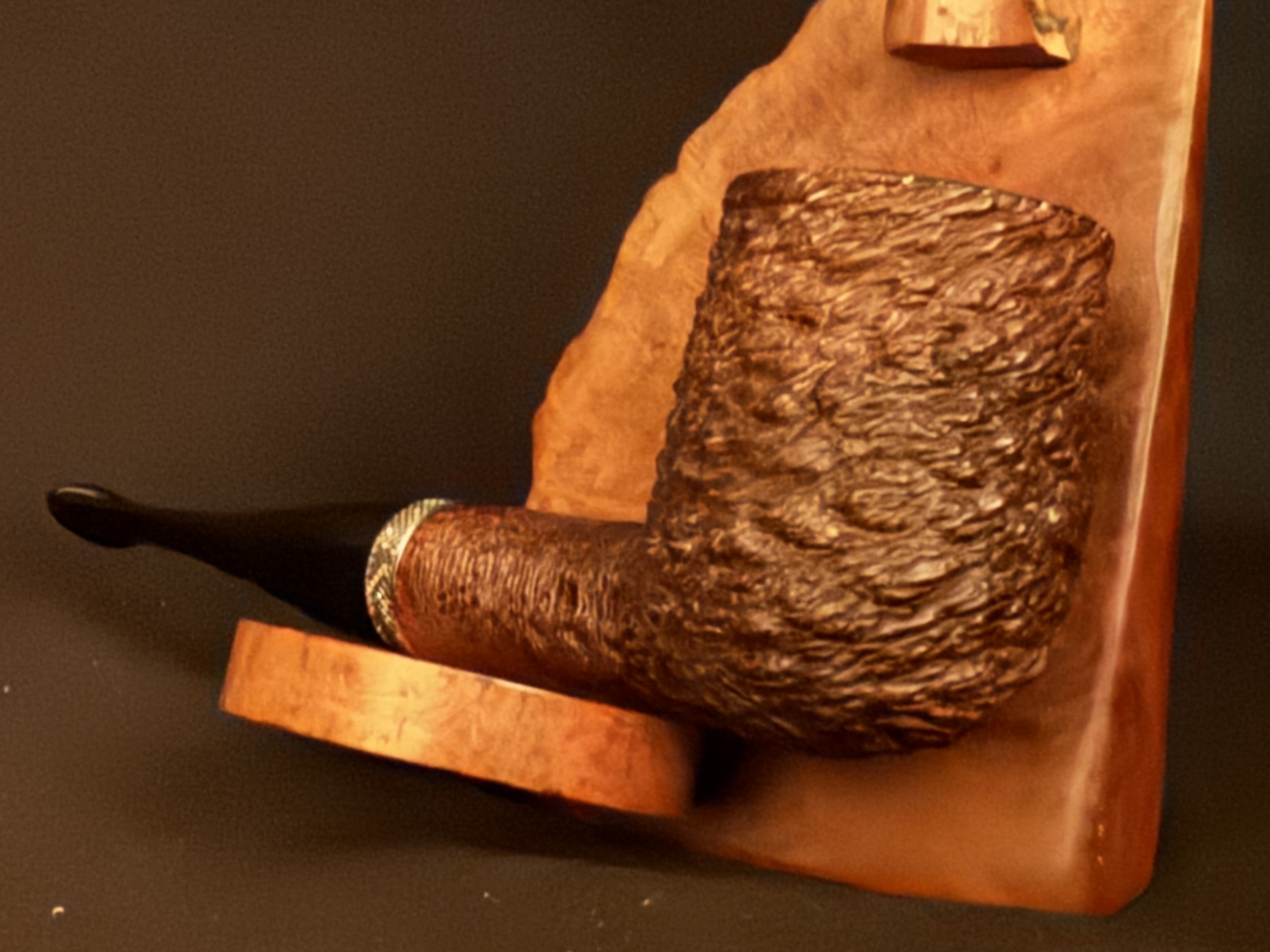 Fe - Ro Sandblasted Straight Billiard Estate Pipe 6