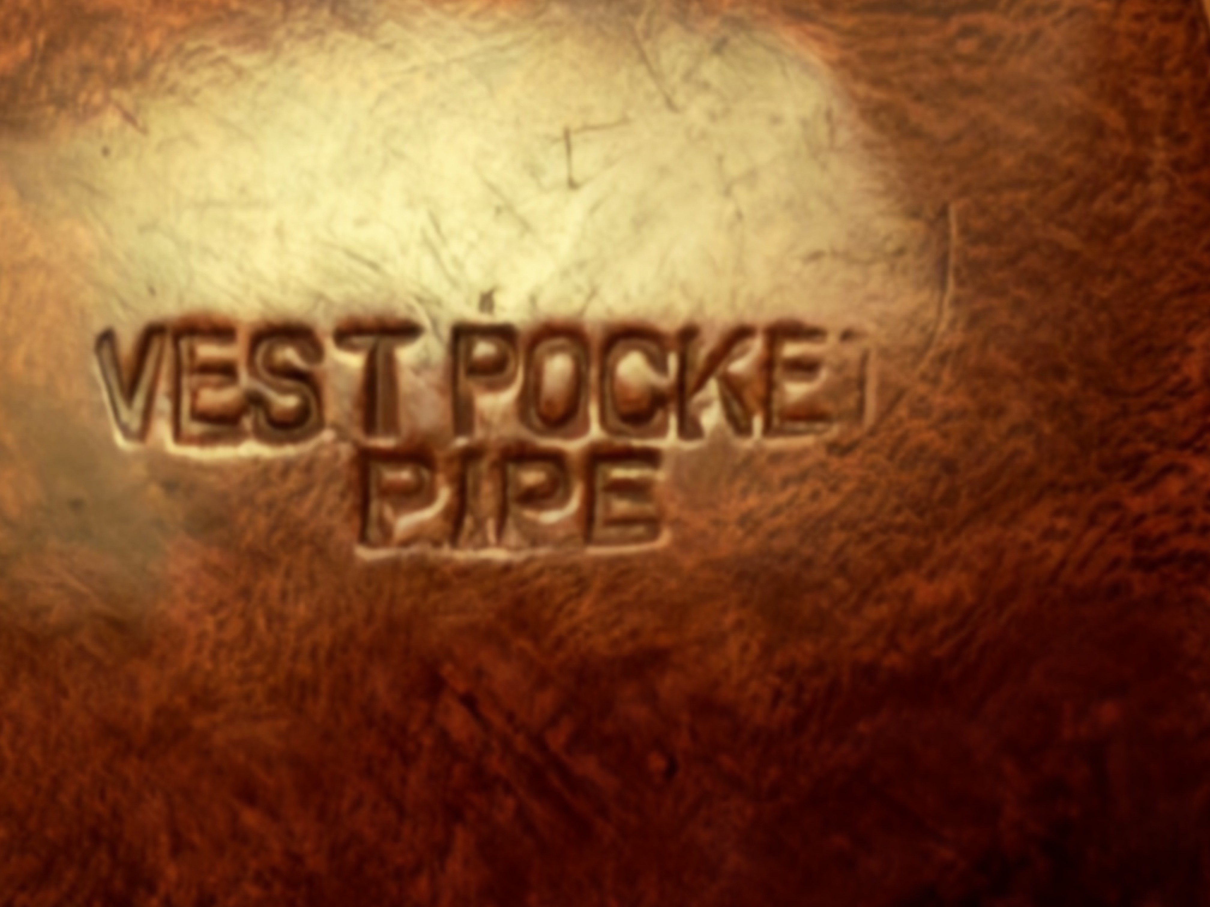 Folding Vest Pocket Smooth Briar Tobacco Pipe, Estate Pre-Smoked 10