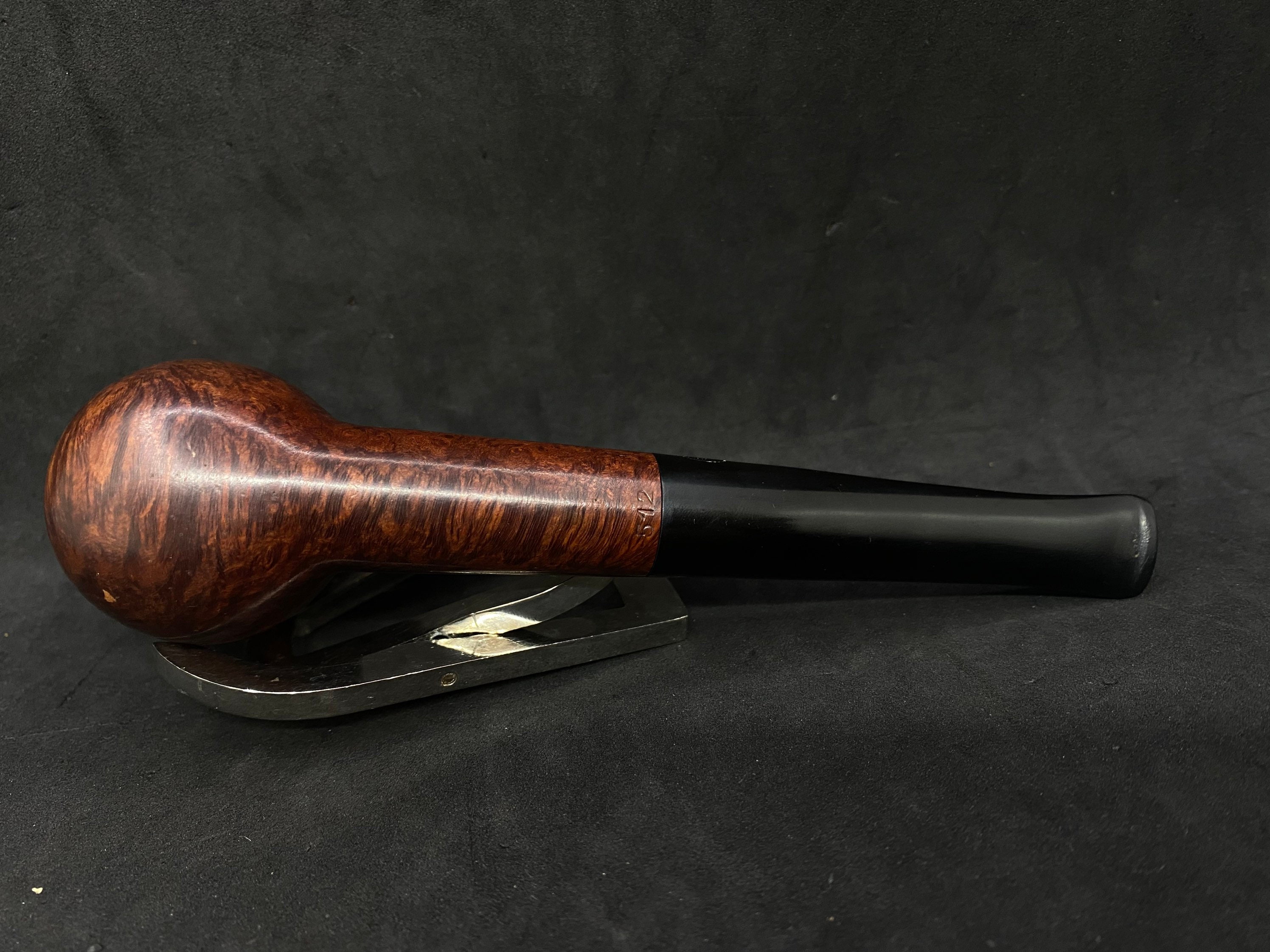 French Estate CHAP Bruyere 512 Meerschaum Insert Smooth Straight Billiard 4