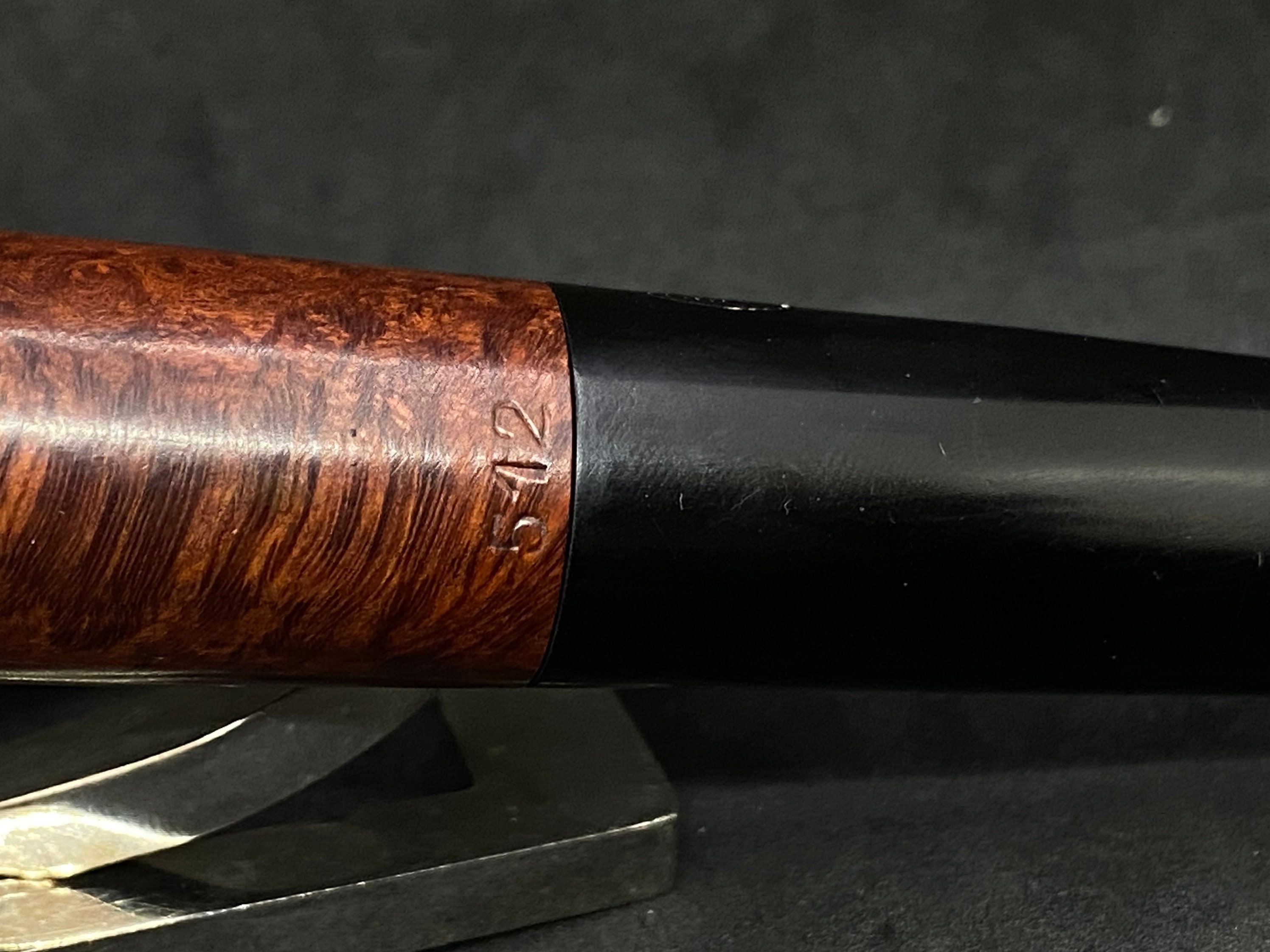 French Estate CHAP Bruyere 512 Meerschaum Insert Smooth Straight Billiard 5