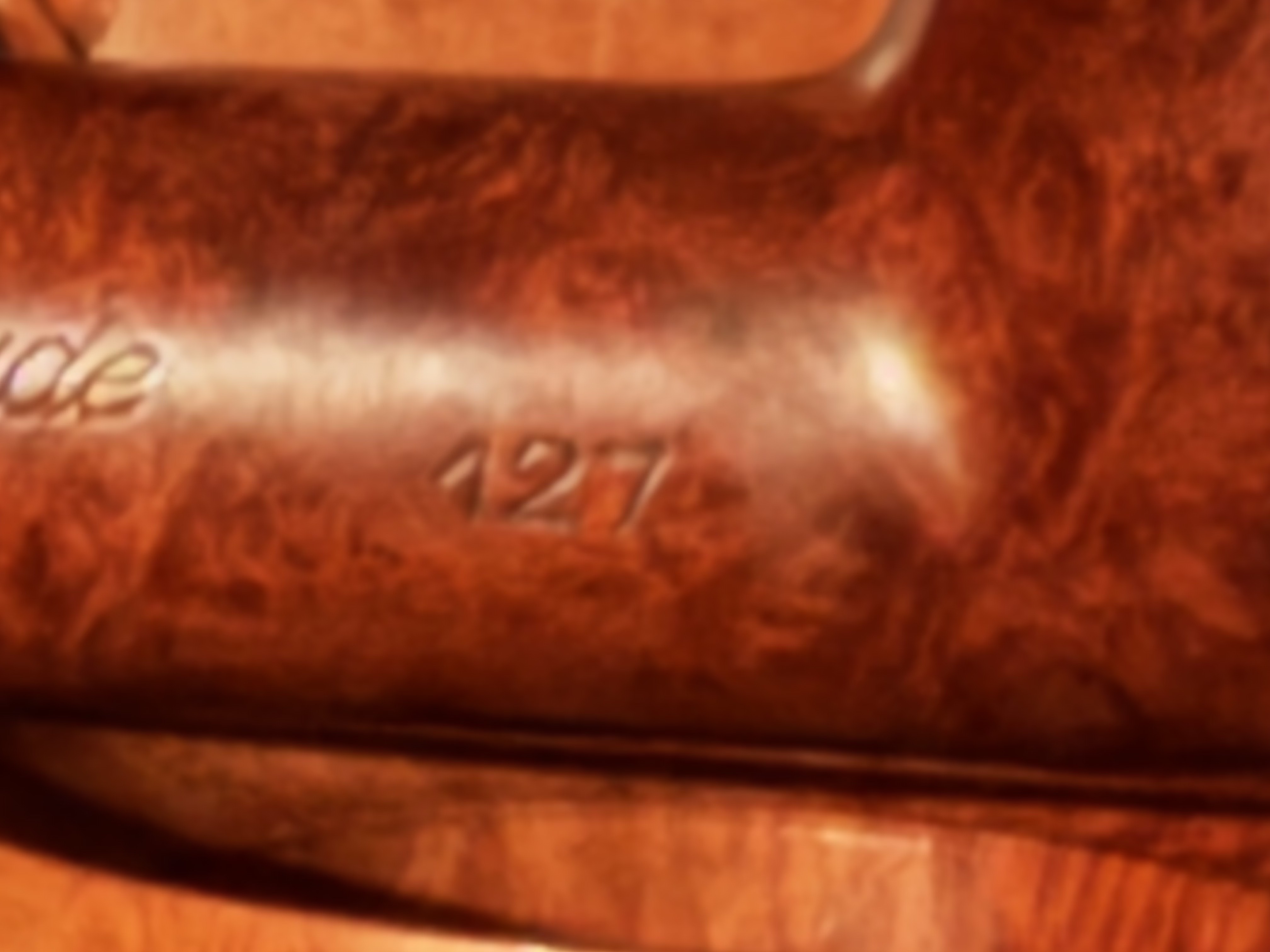 CHAP Large Smooth Straight Billiard Estate Pipe - French, Vulcanite Fishtail Stem, No Filter 4