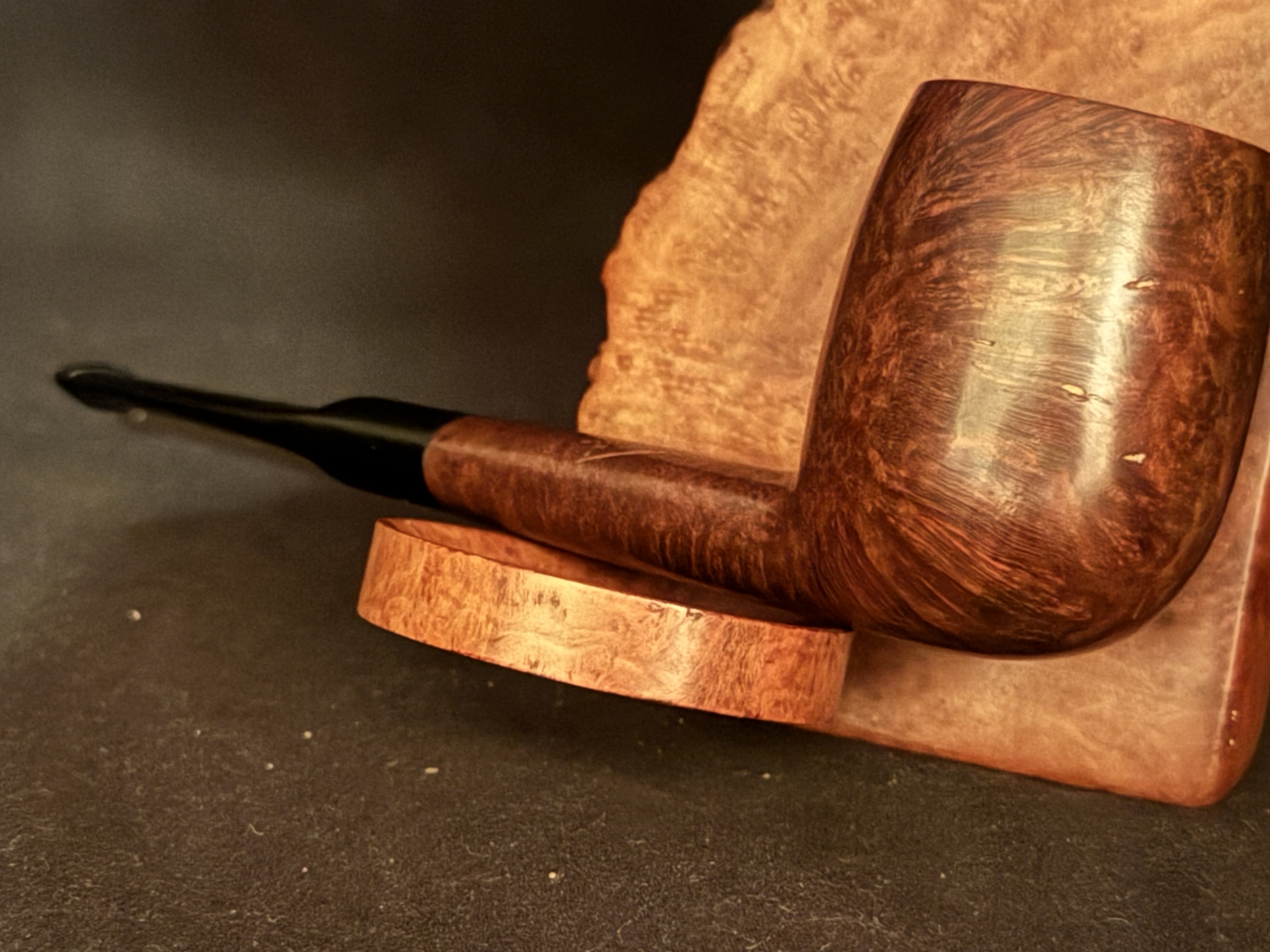 Vuillard Dr Max 620S Saint Claude Smooth Billiard Vulcanite Saddle Stem Estate Pipe 7