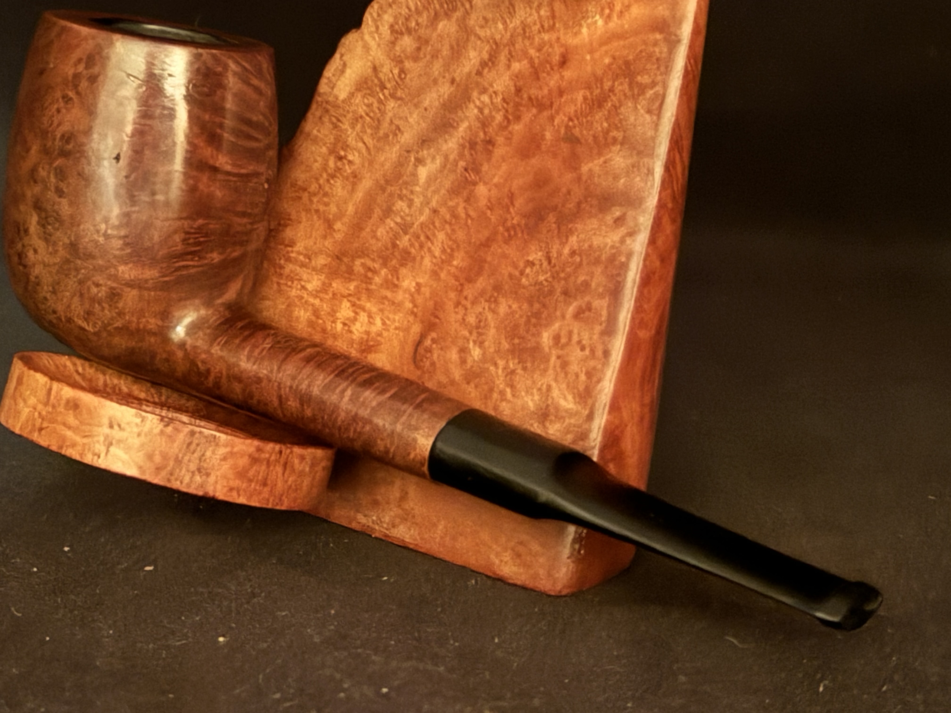 Vuillard Dr Max 620S Saint Claude Smooth Billiard Vulcanite Saddle Stem Estate Pipe 8