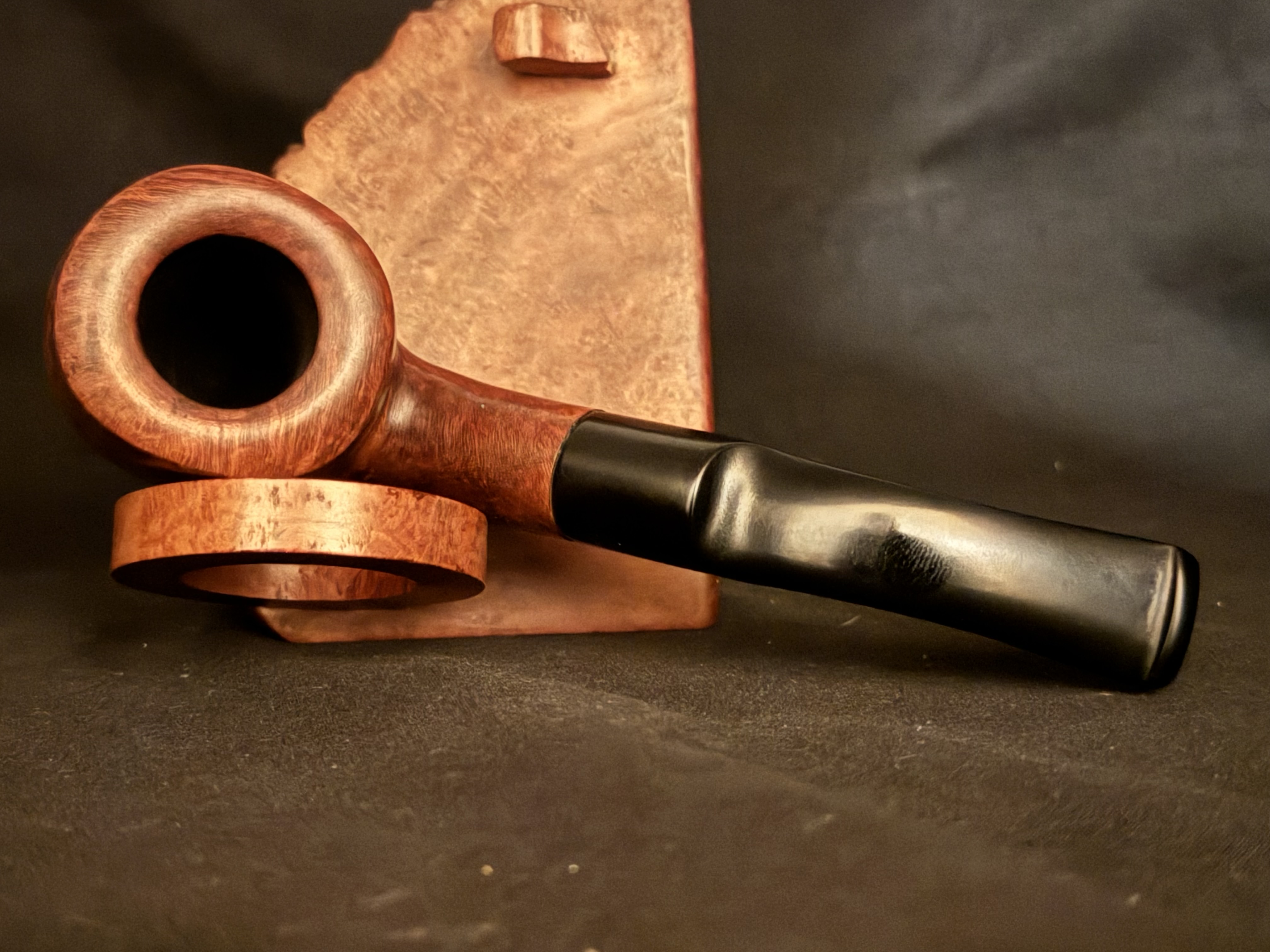 Bruyere Garantie Smooth Bent Pot Vulcanite Stem Estate Pipe 5