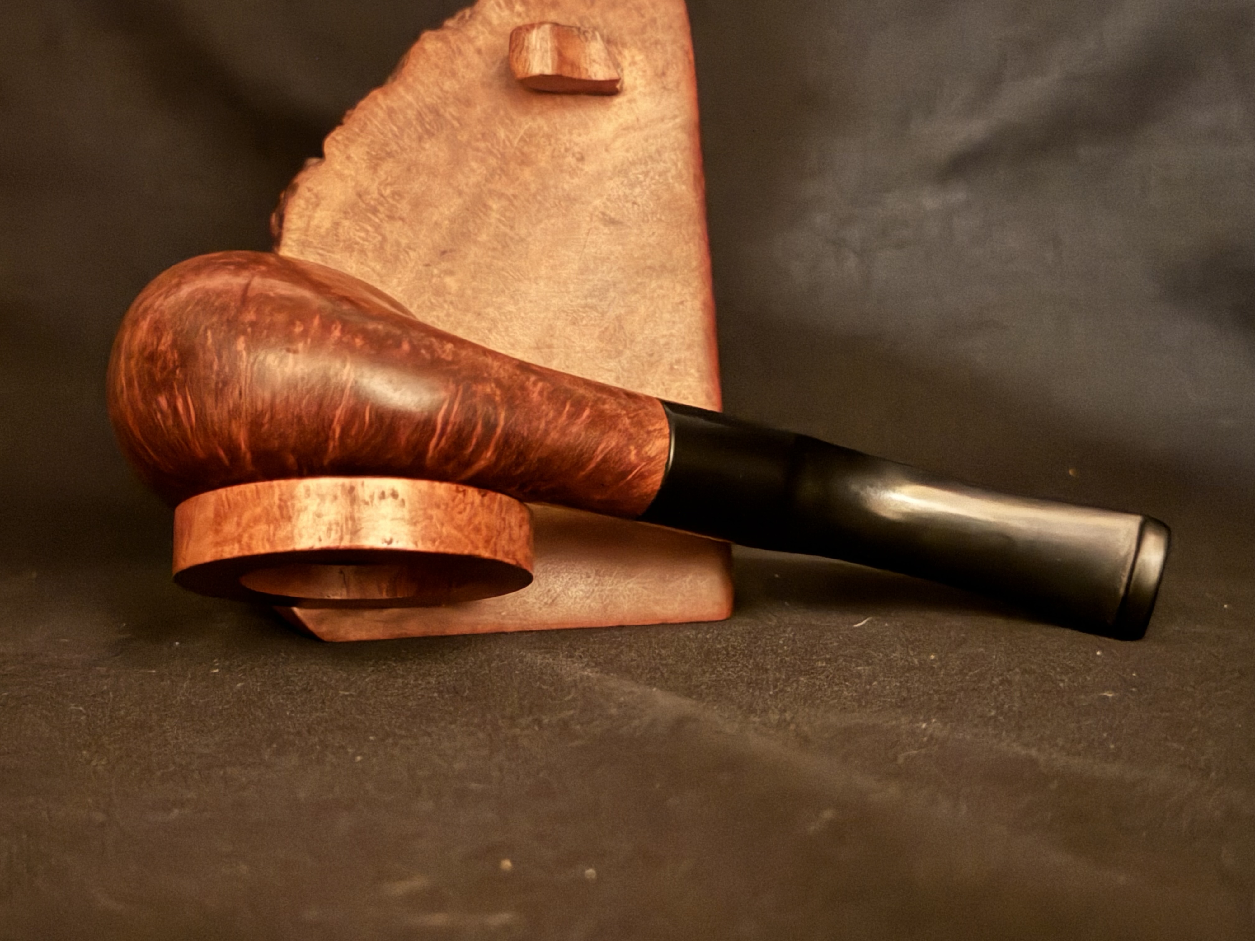Bruyere Garantie Smooth Bent Pot Vulcanite Stem Estate Pipe 6