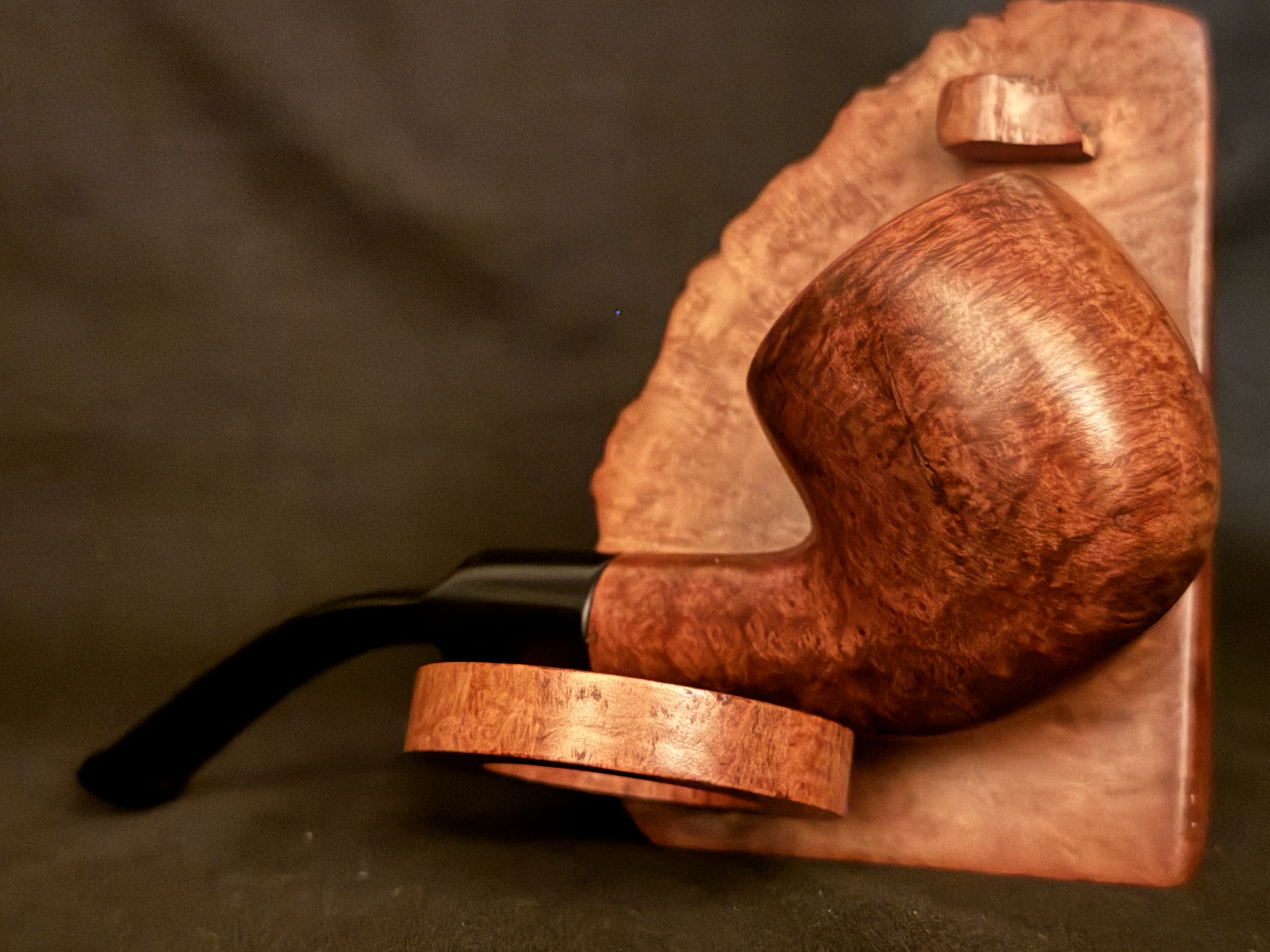 Bruyere Garantie Smooth Bent Pot Vulcanite Stem Estate Pipe 7