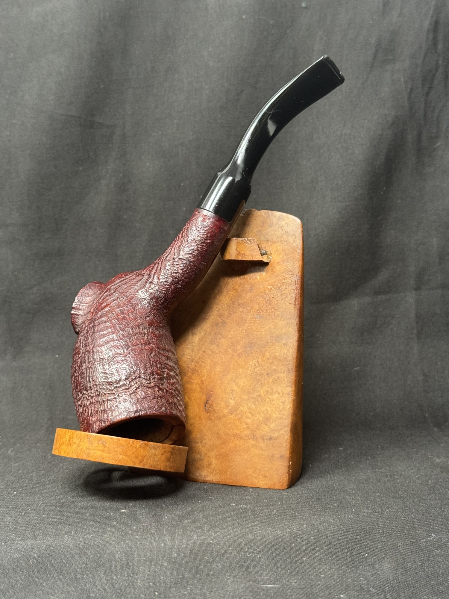 GBD Unique Sandblast Cutty Estate Pipe - Vintage Smoking Tobacco Pipe 2