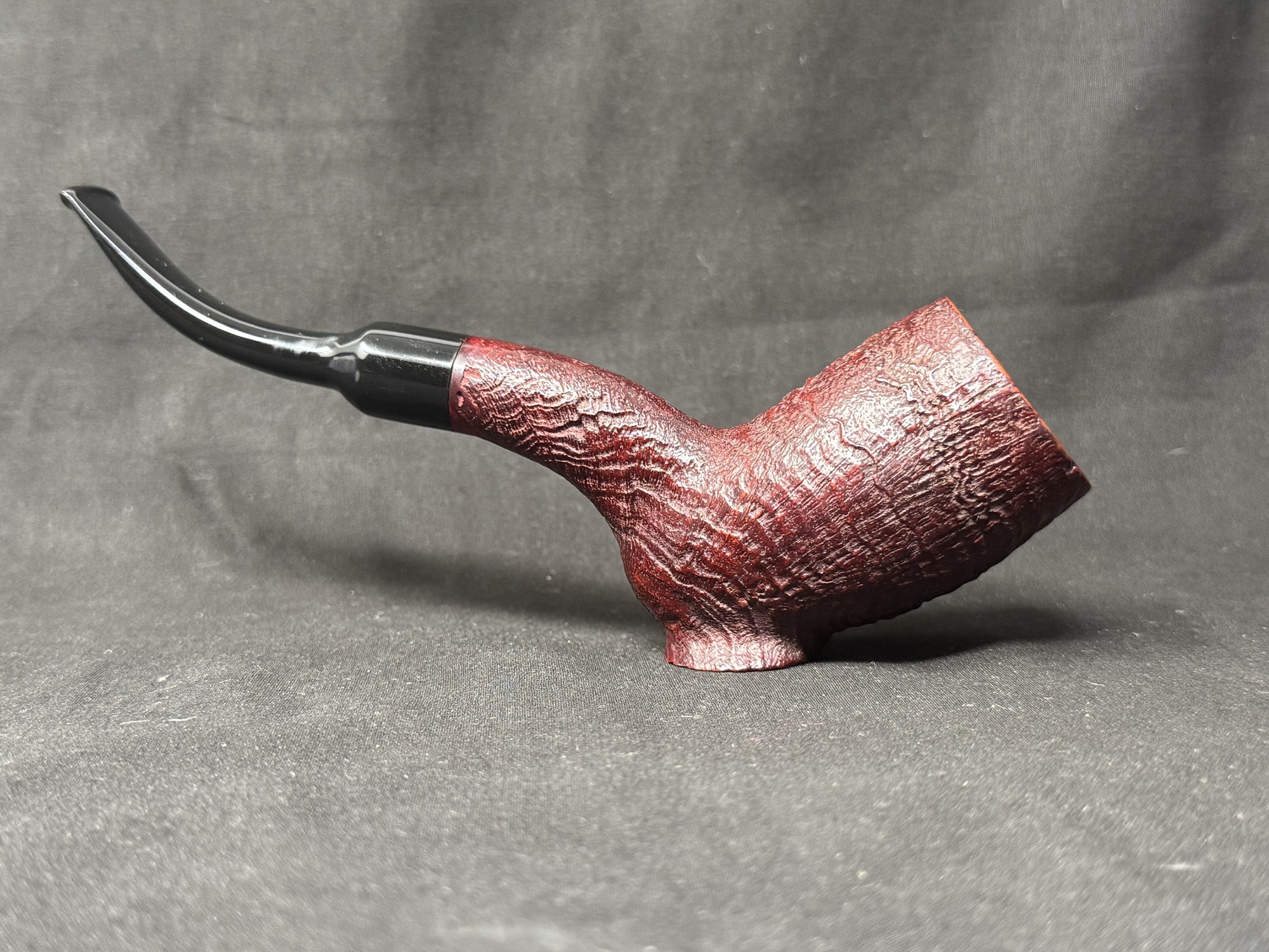 GBD Unique Sandblast Cutty Estate Pipe - Vintage Smoking Tobacco Pipe 4
