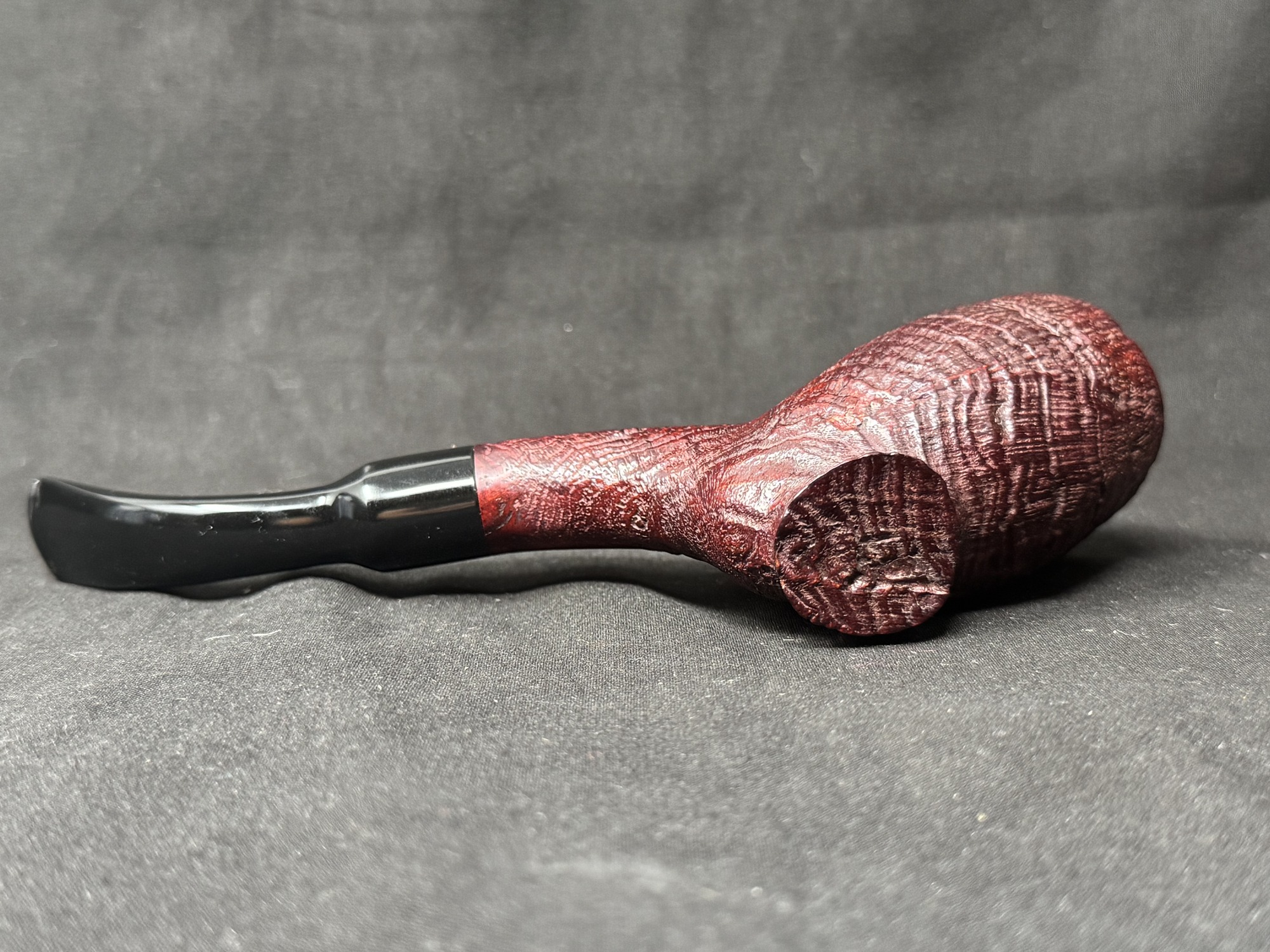 GBD Unique Sandblast Cutty Estate Pipe - Vintage Smoking Tobacco Pipe 6