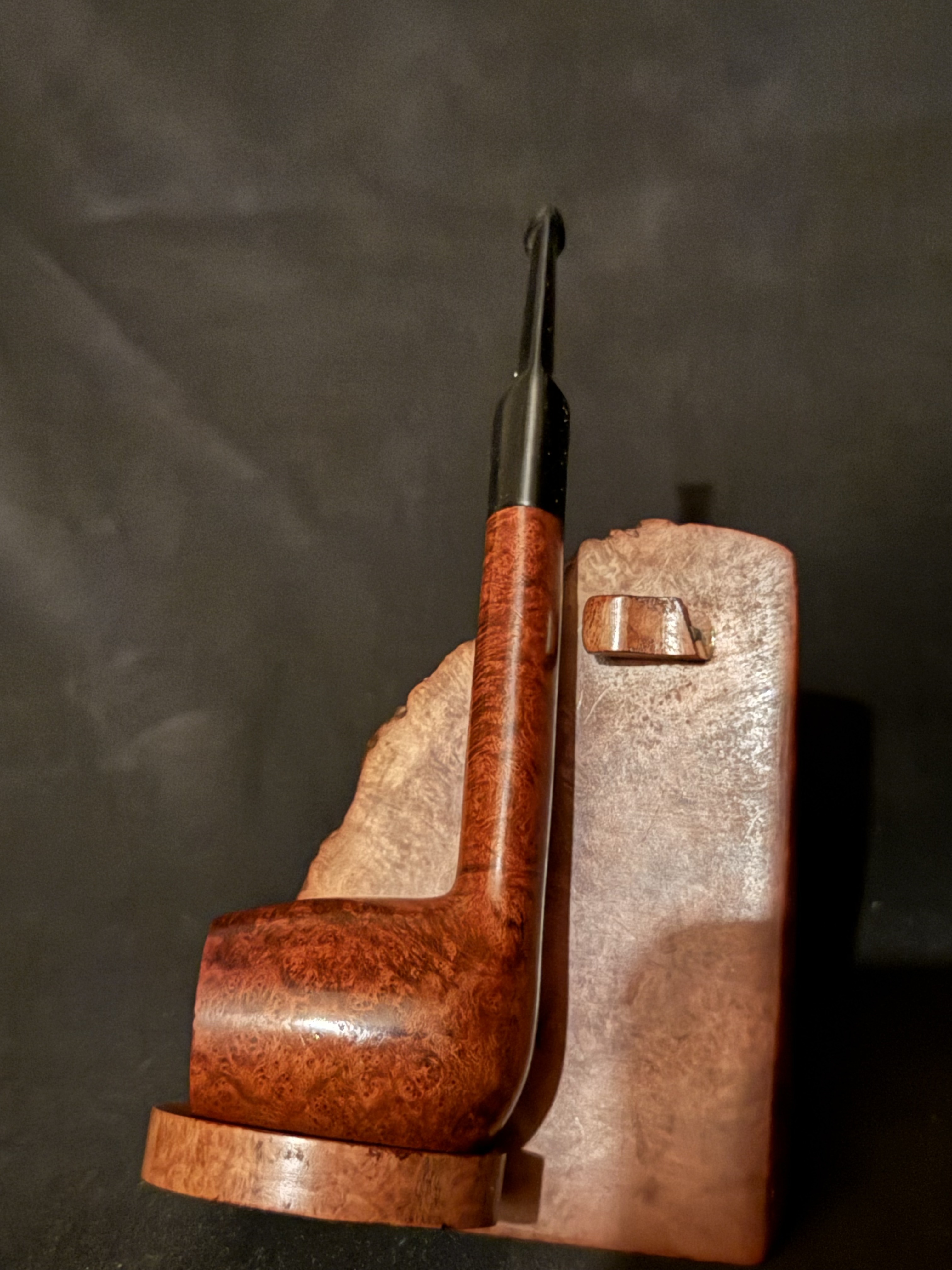 Genod Burdine 202 Unsmoked Smooth Billiard Pipe - Oval Shank