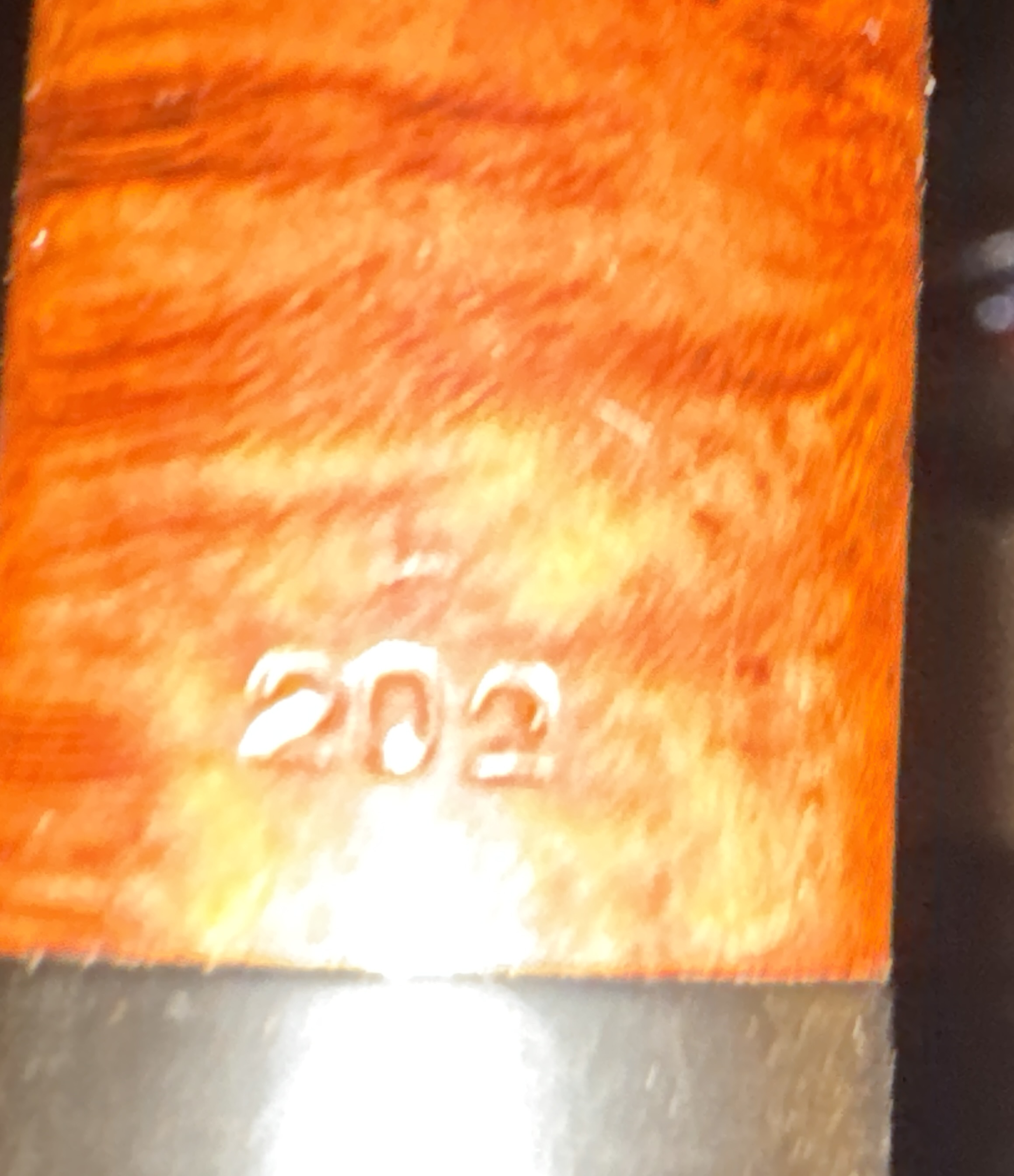 Genod Burdine 202 Unsmoked Smooth Billiard Pipe - Oval Shank 11