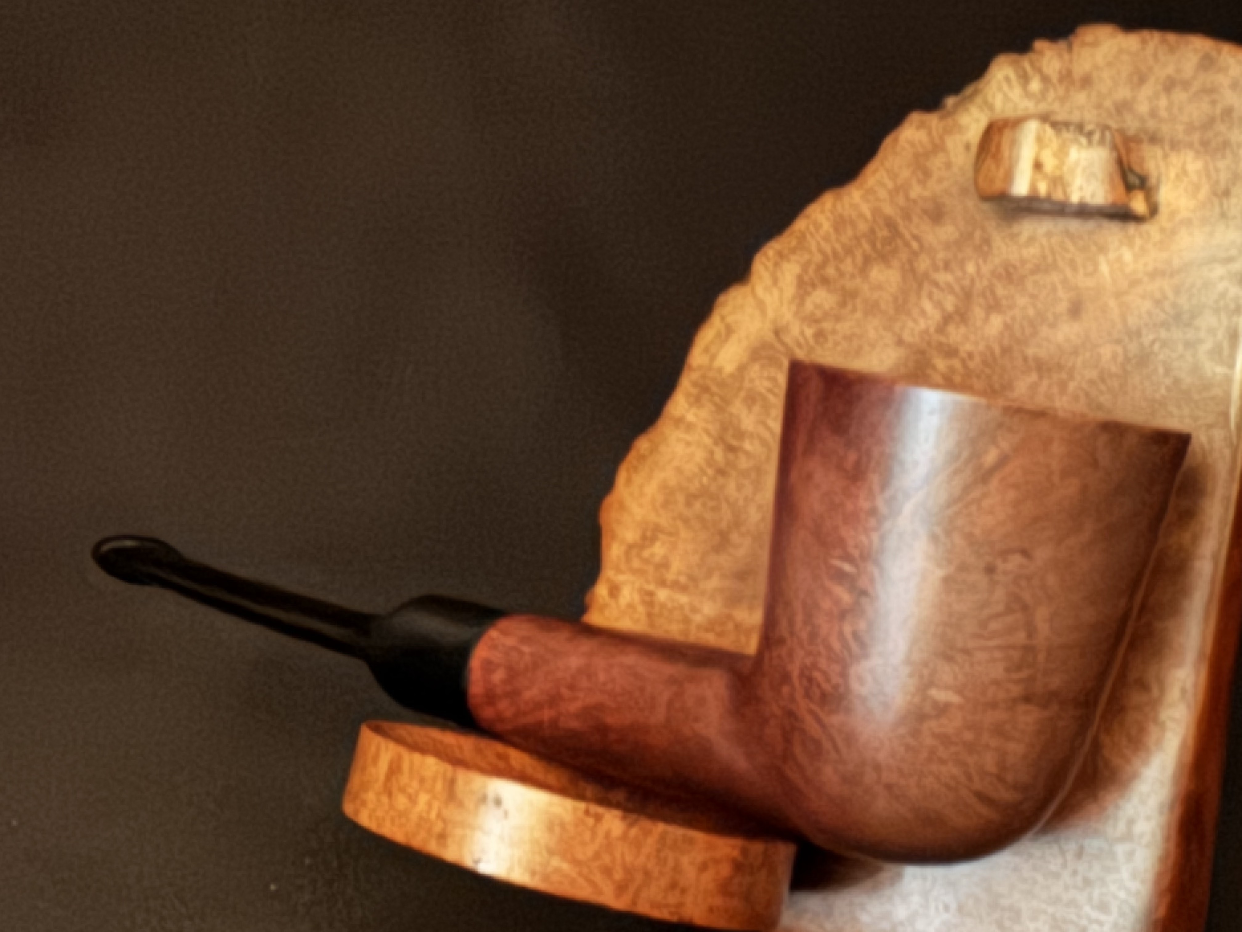 Genuine Briar Smooth Straight Dublin with Meerschaum Bowl Insert and Vulcanite Saddle Stem Estate Pipe 8