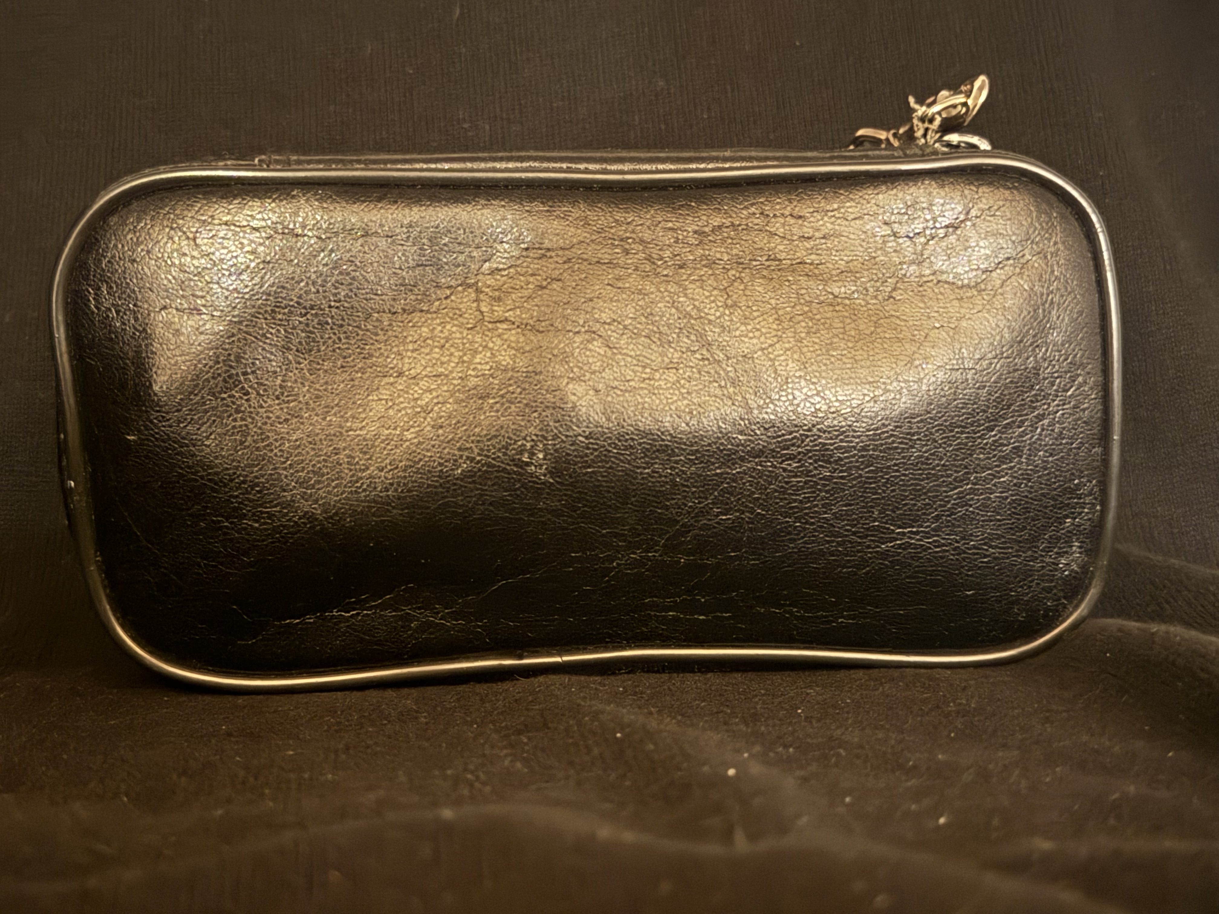 Leather Pipe Bag for 3 Pipes Tobacco Tin 6