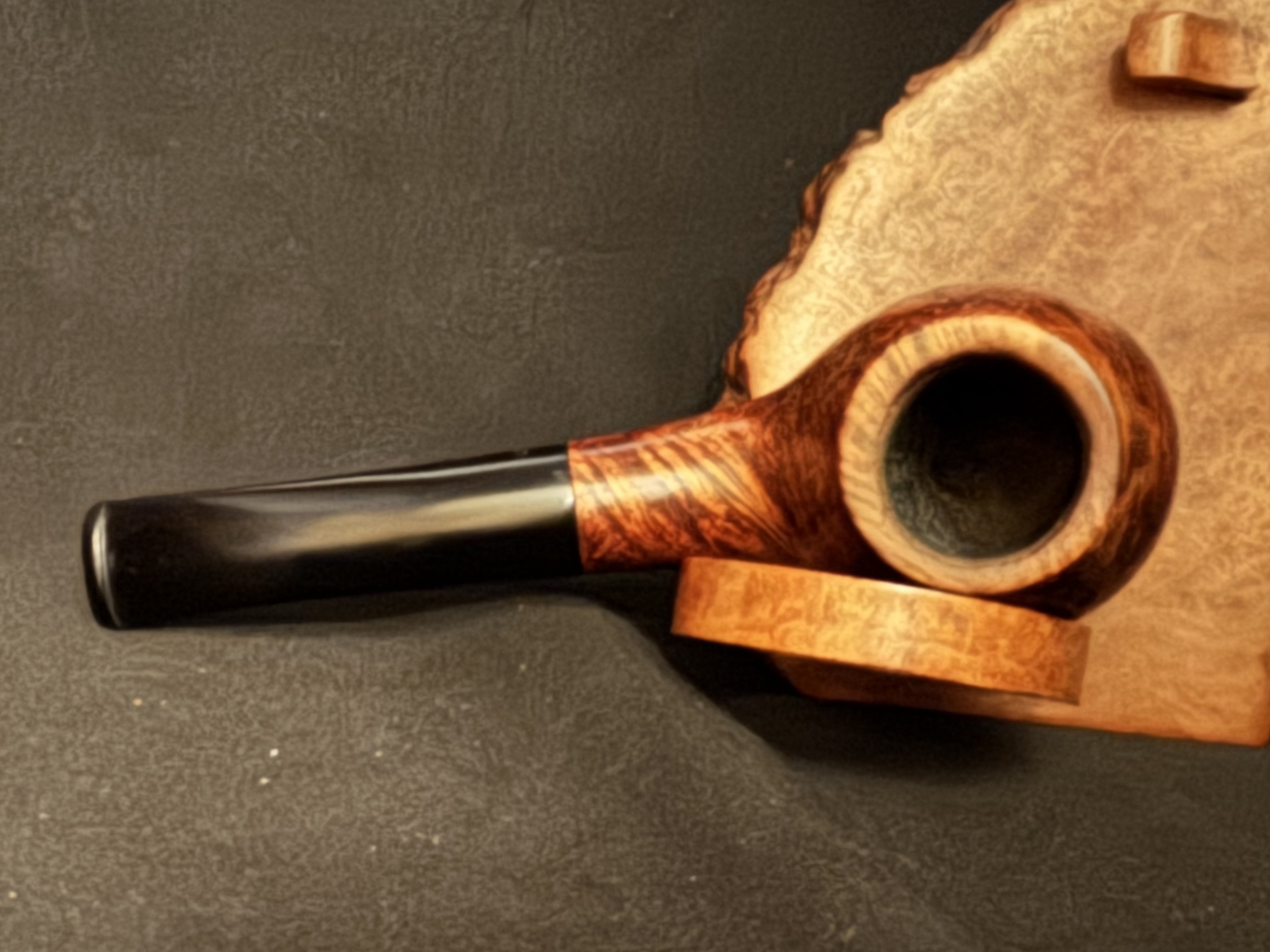 Georg Jensen Stella Compact Smooth Apple Vulcanite Estate Pipe 9mm Filter 5