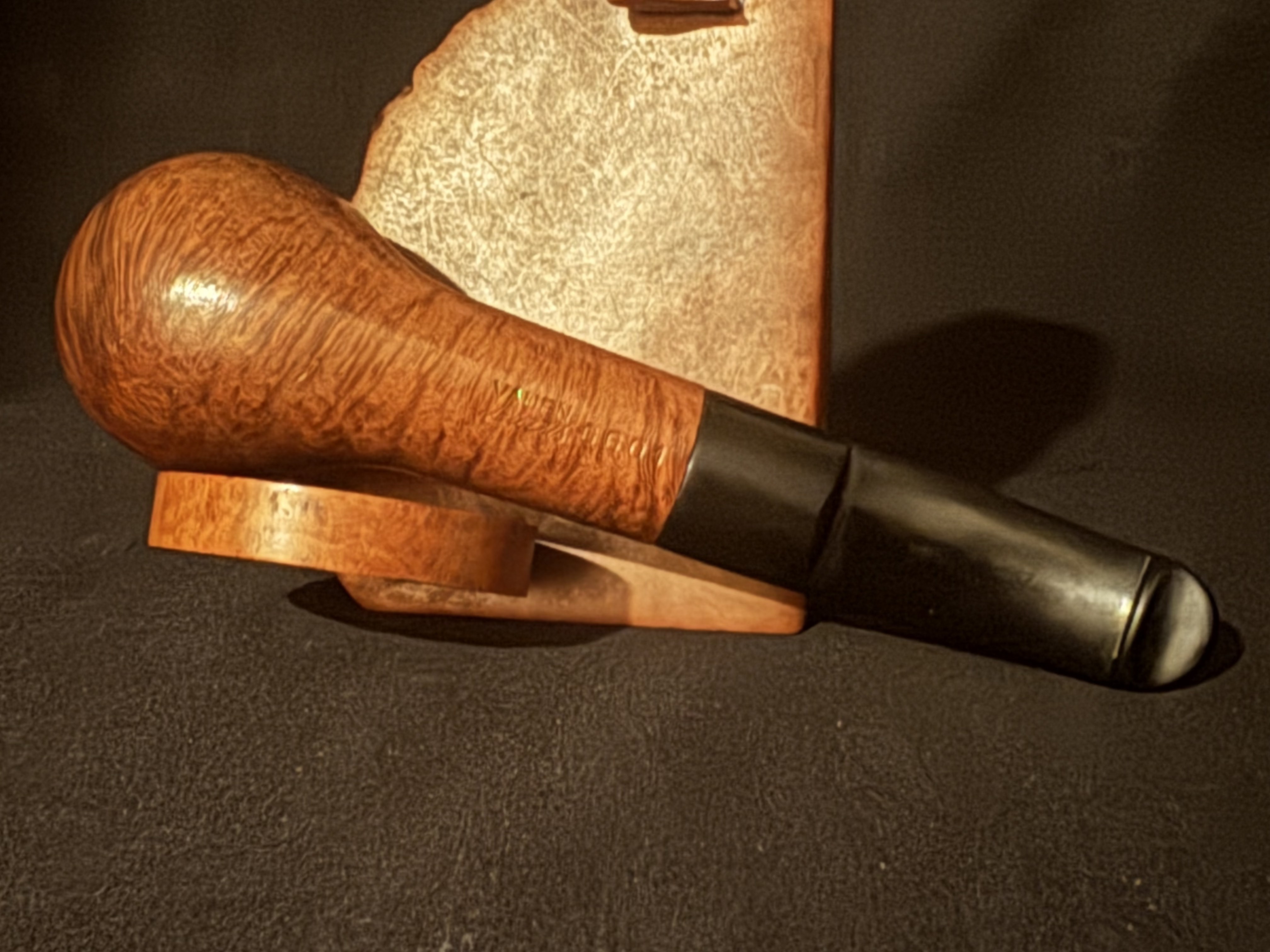 German Vauen Luxus 6601 Smooth Bent Dublin 9mm Filter Estate Pipe 6