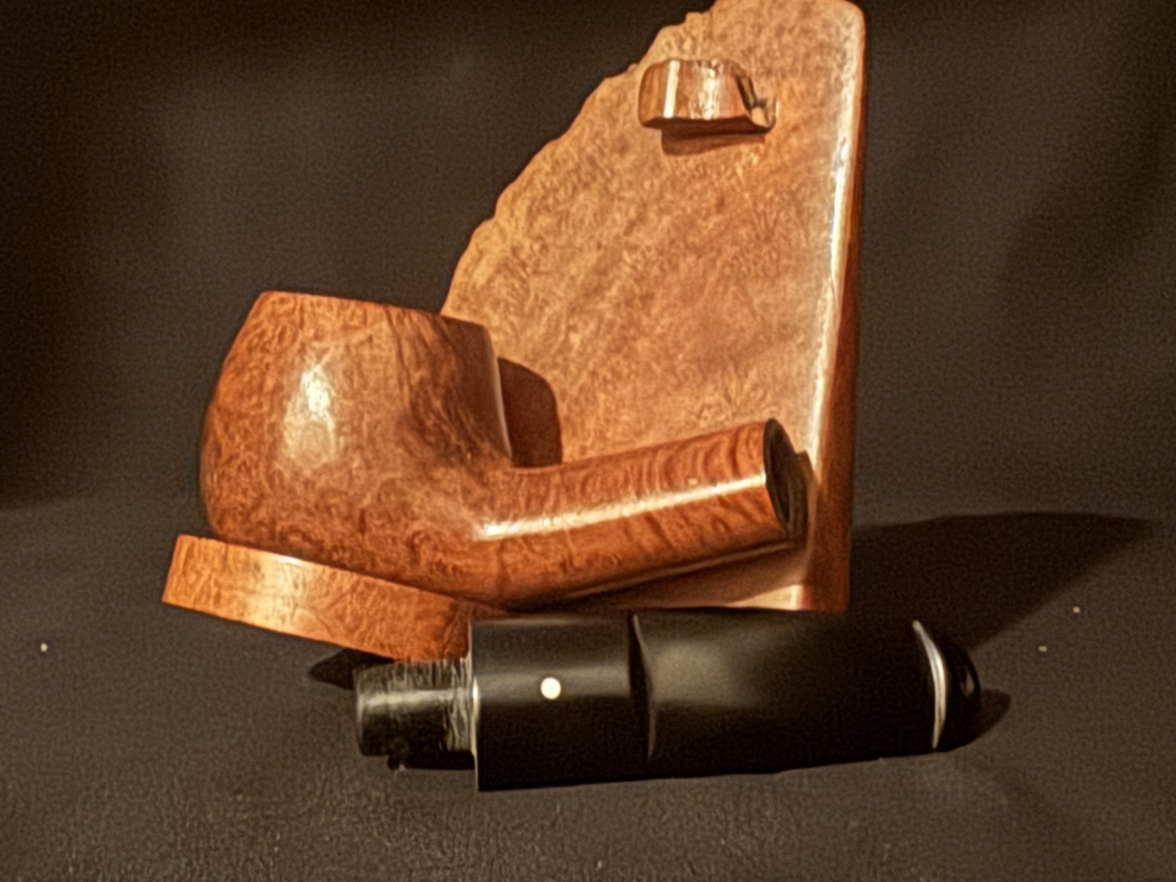 German Vauen Luxus 6601 Smooth Bent Dublin 9mm Filter Estate Pipe 10