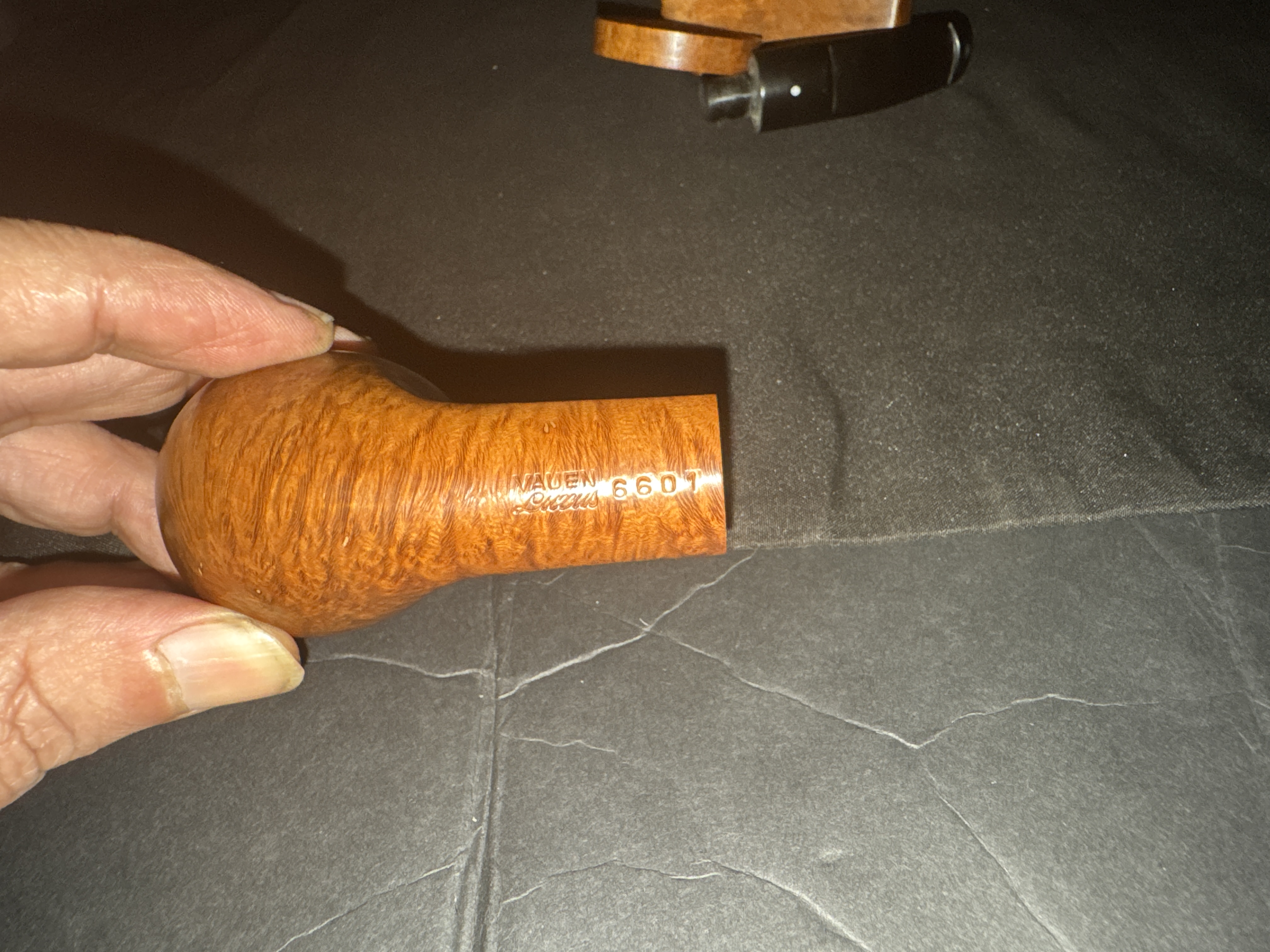 German Vauen Luxus 6601 Smooth Bent Dublin 9mm Filter Estate Pipe 9