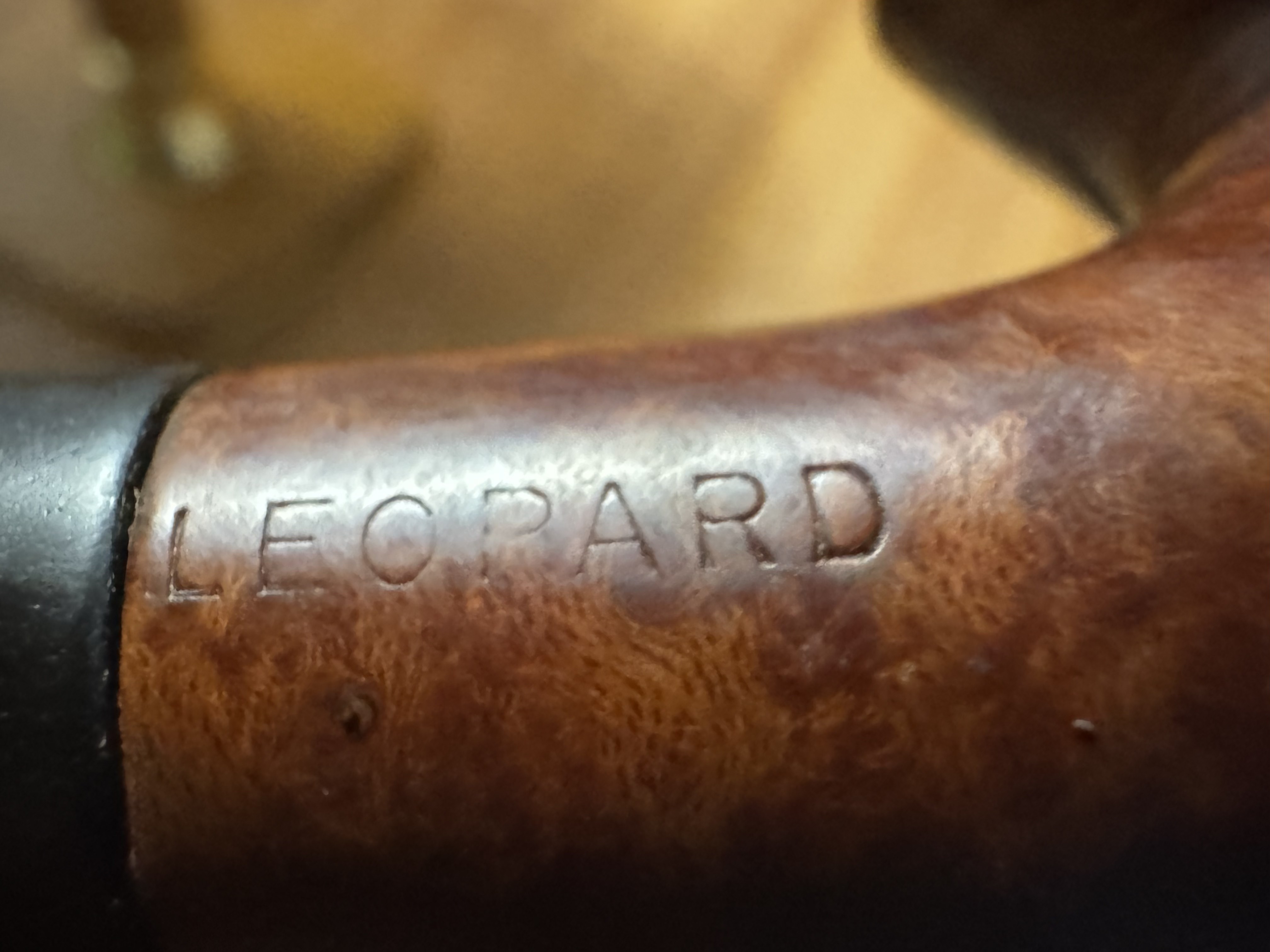 Gerorg Jensen Leonard Smooth Bent Dublin Estate Pipe, Vulcanite Stem 10