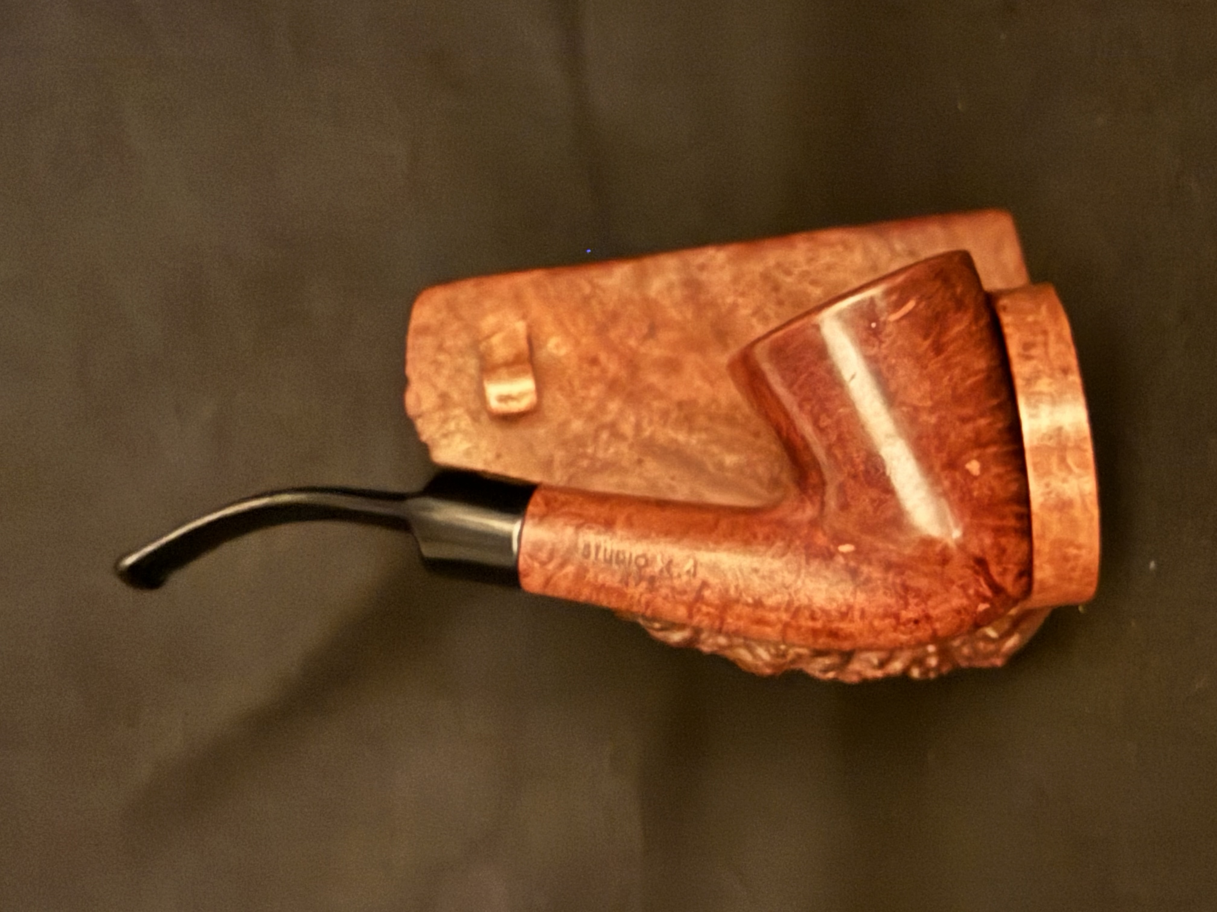 Gigi Collection Italia Filtro Register Number 256267-588165 Studio X 4/473 Smooth Bent Dublin Estate Pipe 2