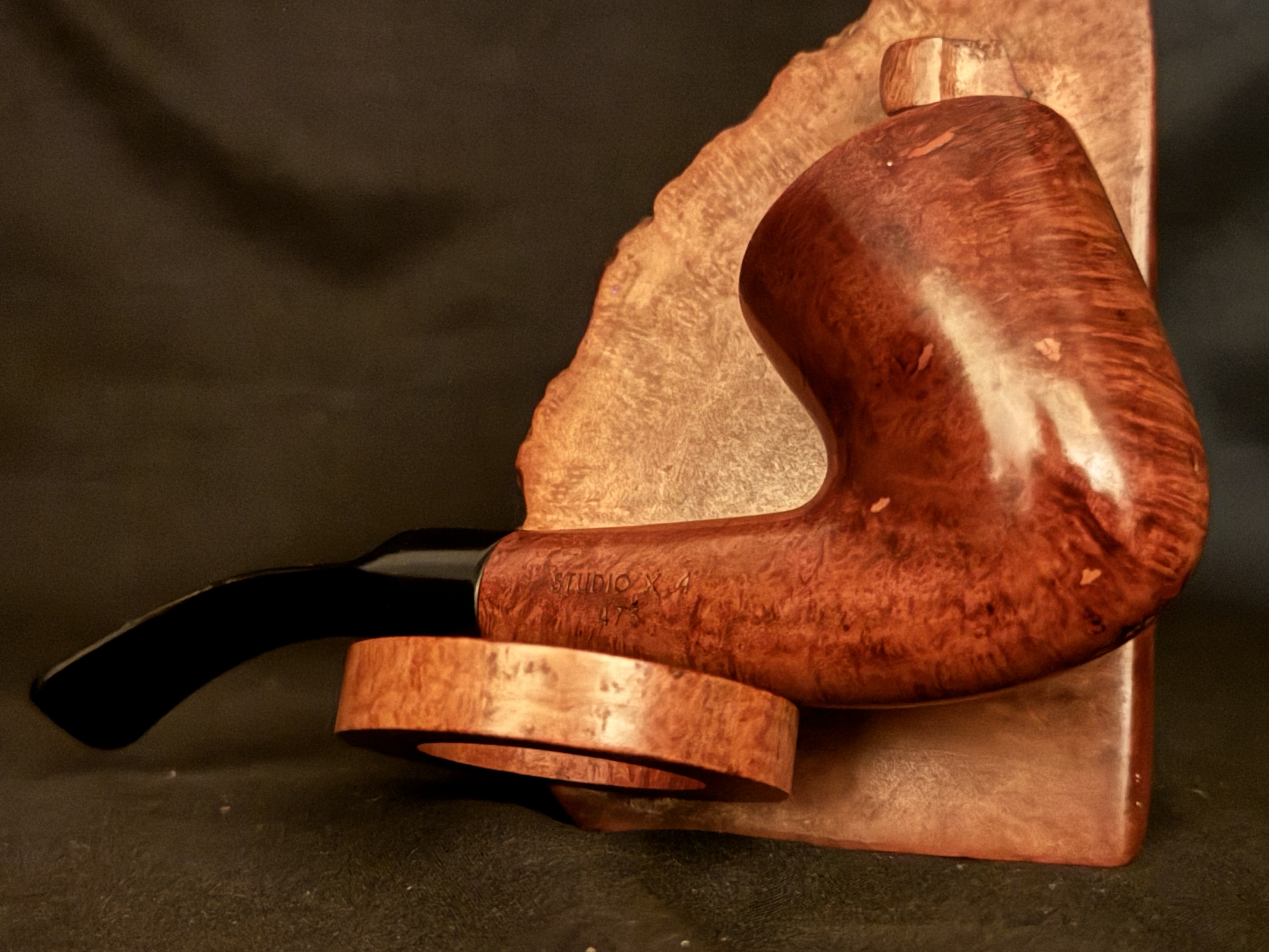 Gigi Collection Italia Filtro Register Number 256267-588165 Studio X 4/473 Smooth Bent Dublin Estate Pipe 7