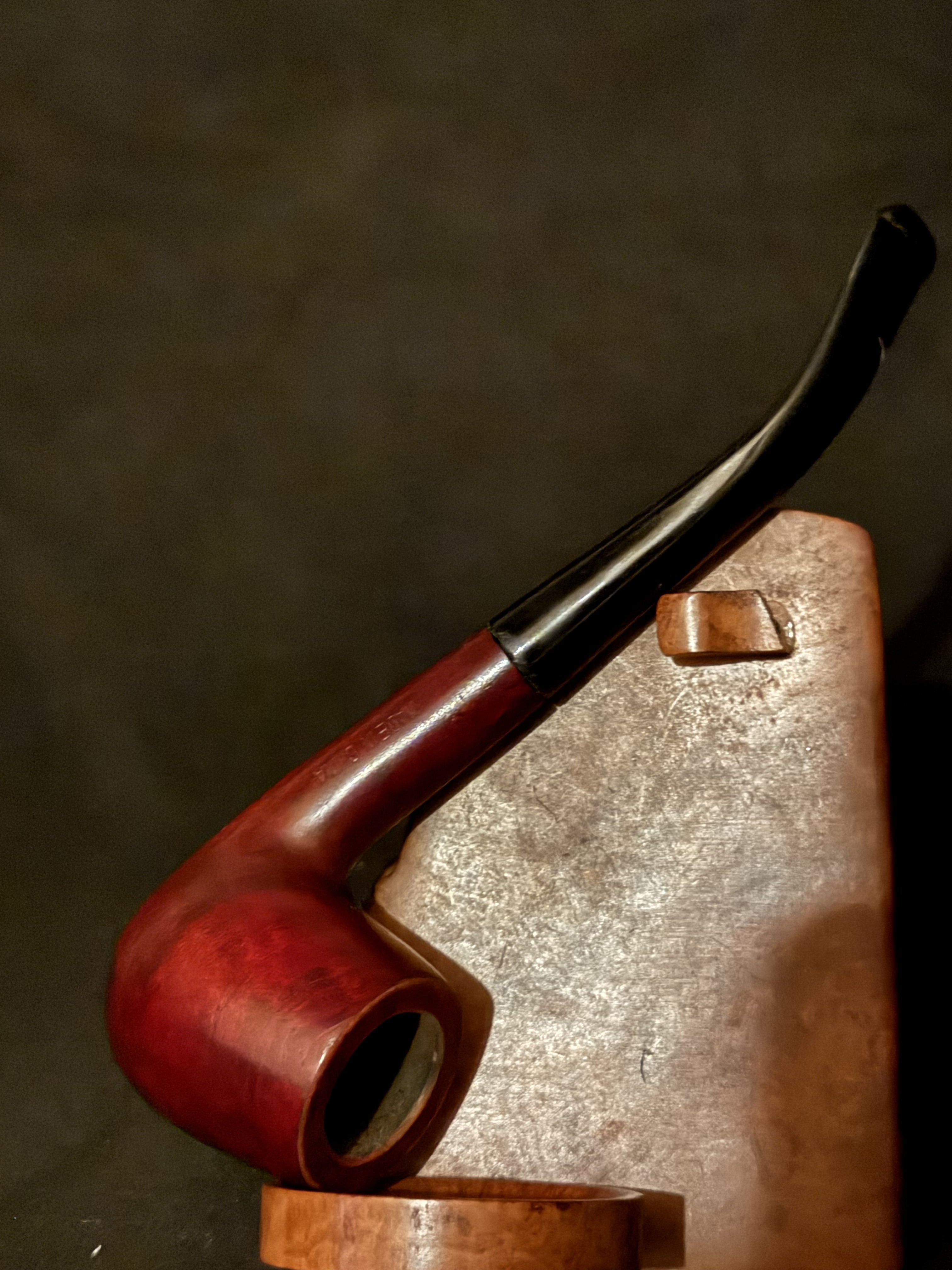 Golden Leaf 1202 Smooth Bent Billiard Pipe - Made in China 2