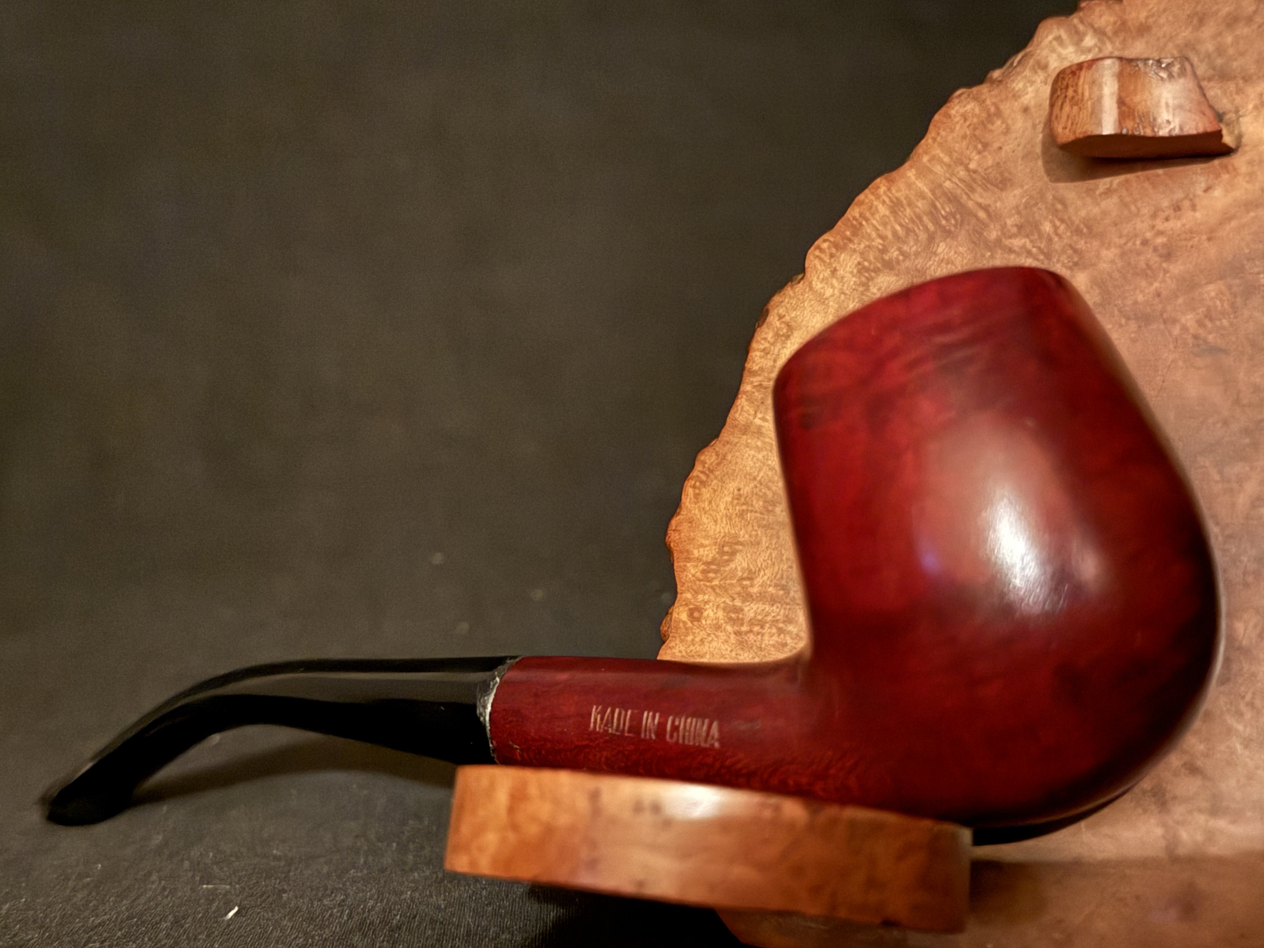 Golden Leaf 1202 Smooth Bent Billiard Pipe - Made in China 7