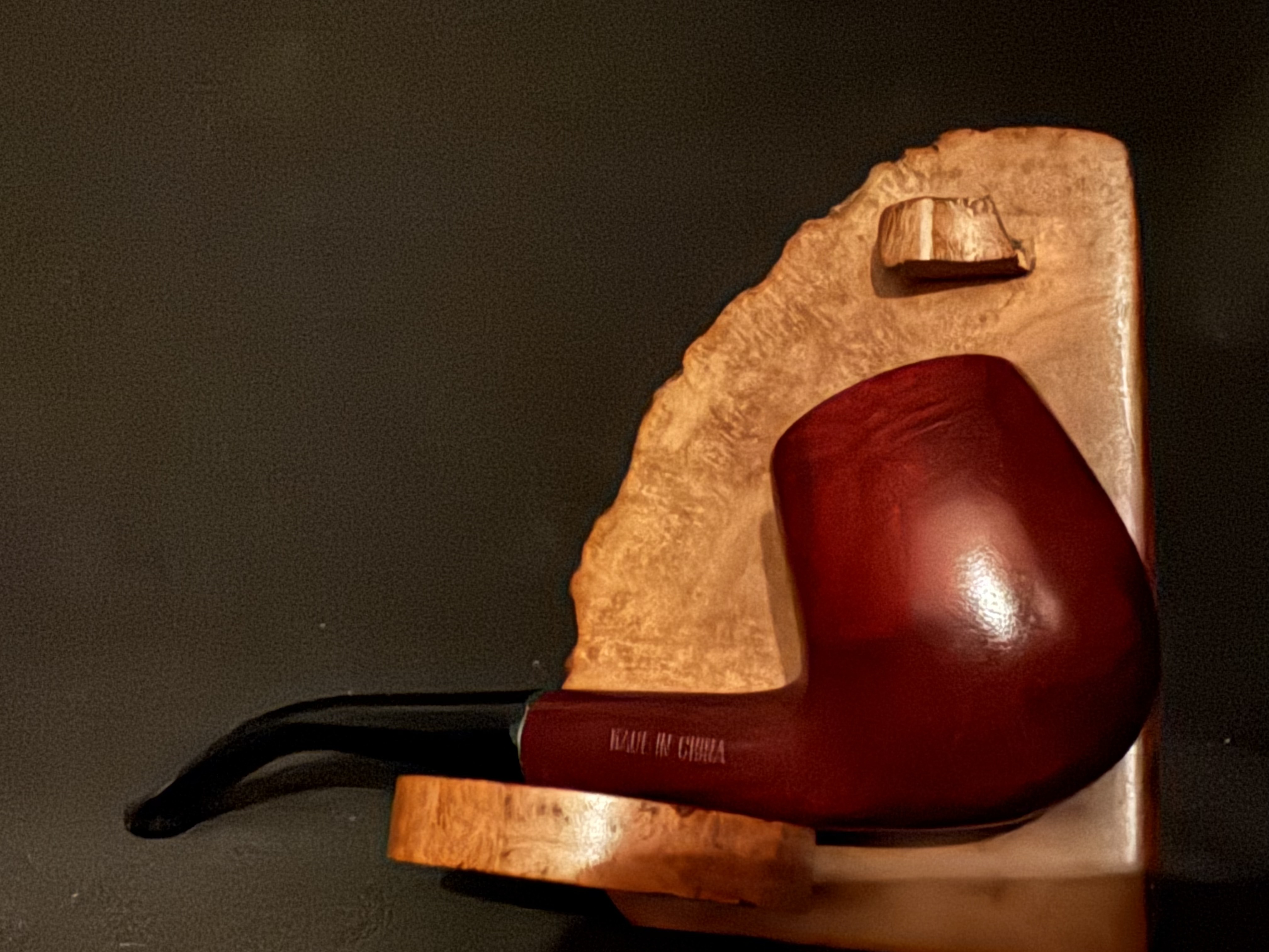 Golden Leaf 1202 Smooth Bent Billiard Pipe - Made in China 9