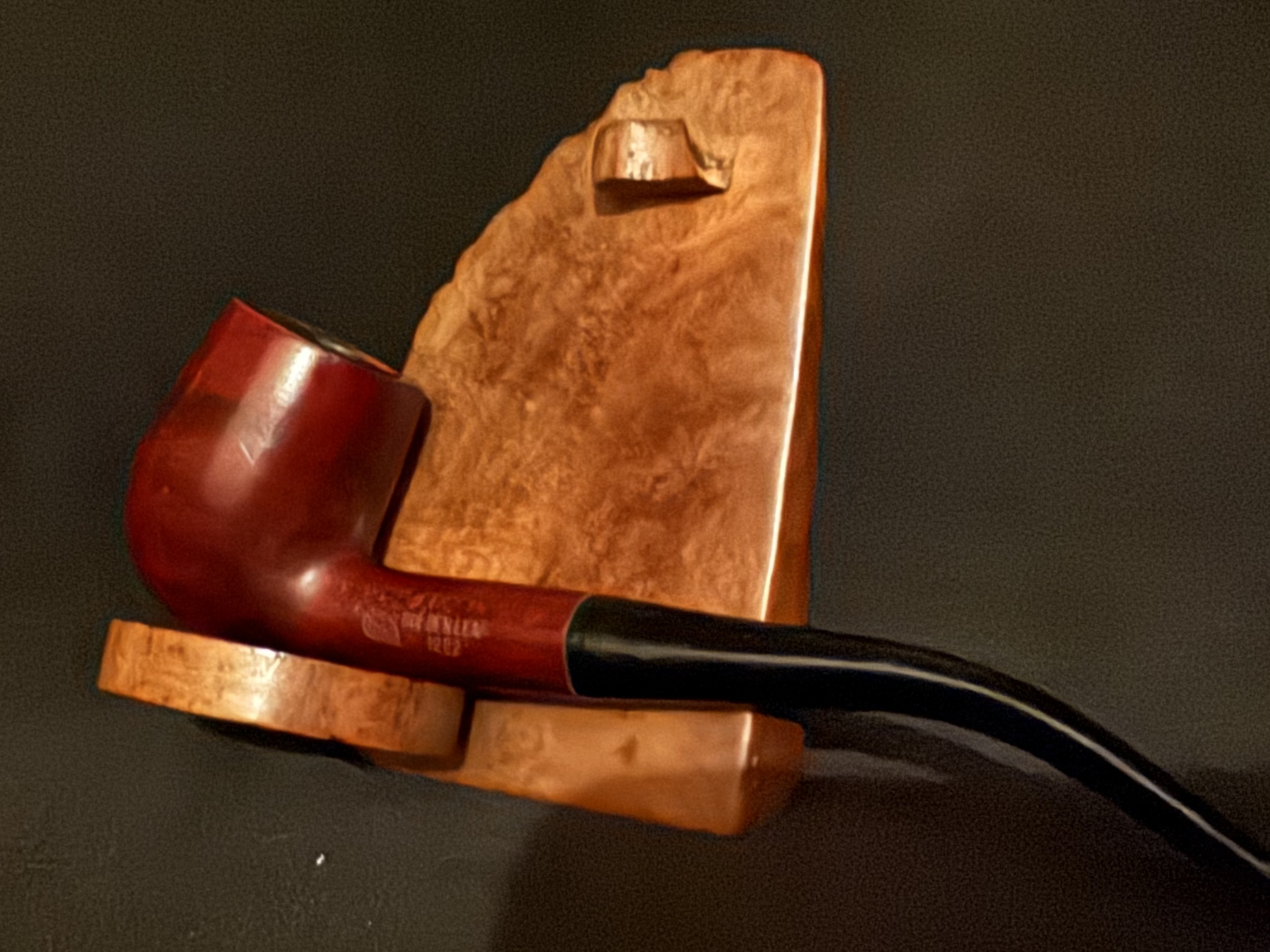 Golden Leaf 1202 Smooth Bent Billiard Pipe - Made in China 10
