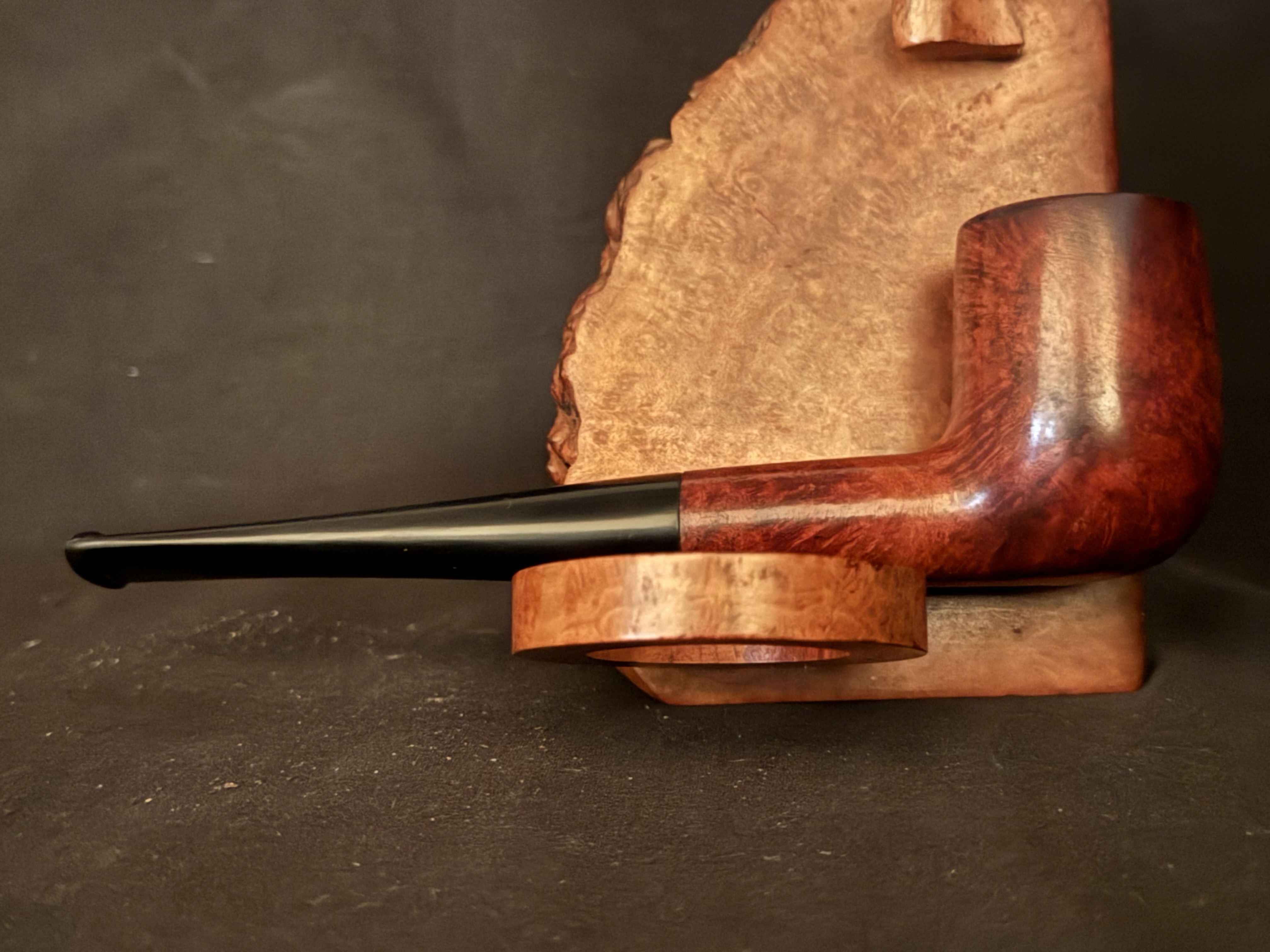 Gordon Bruyere Smooth Straight Billiard Pipe, Vulcanite Tapered Stem, Fishtail Bit, Unsmoked 4