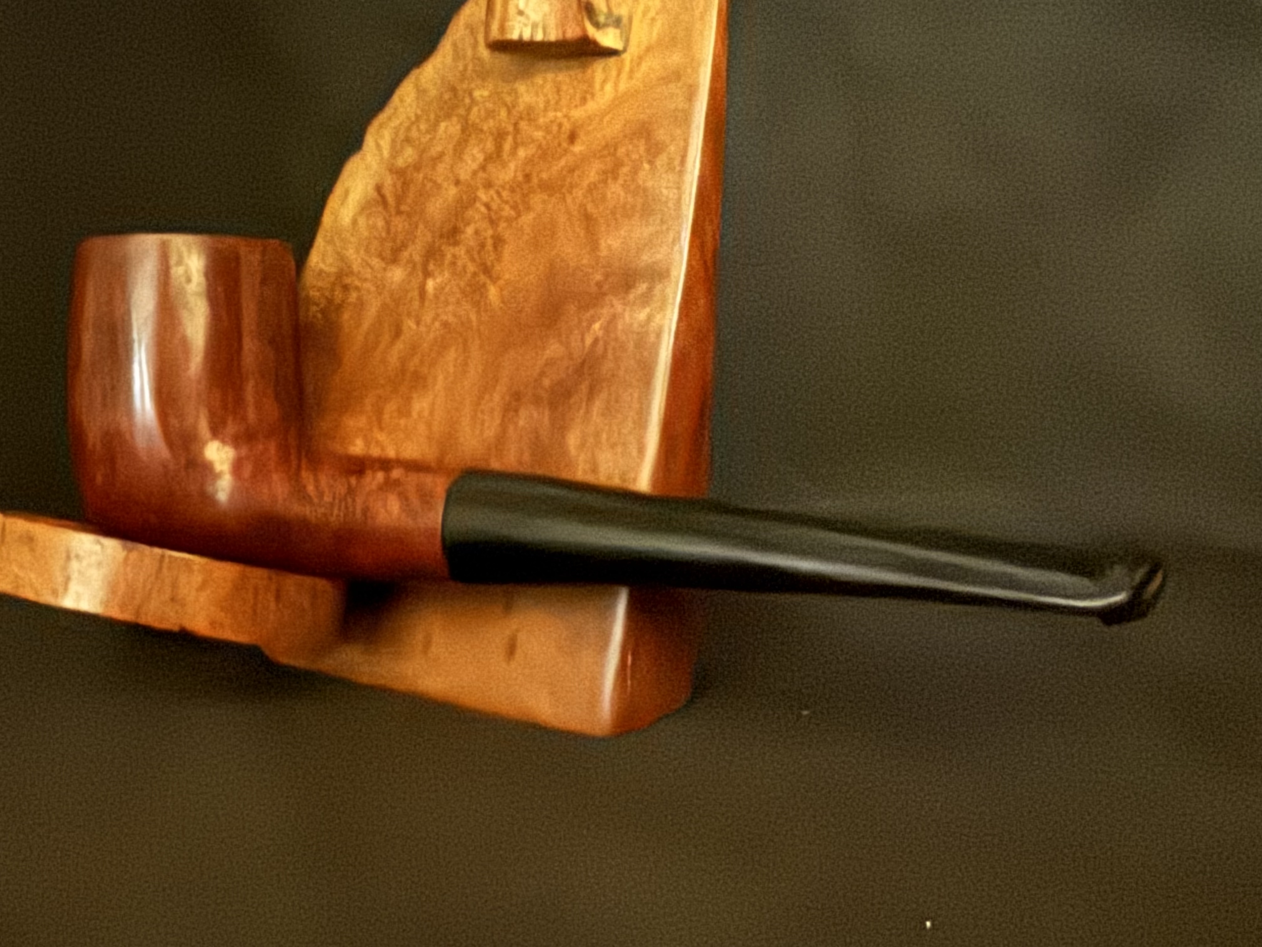 Gordon Bruyere Smooth Straight Billiard Pipe, Vulcanite Tapered Stem, Fishtail Bit, Unsmoked 8